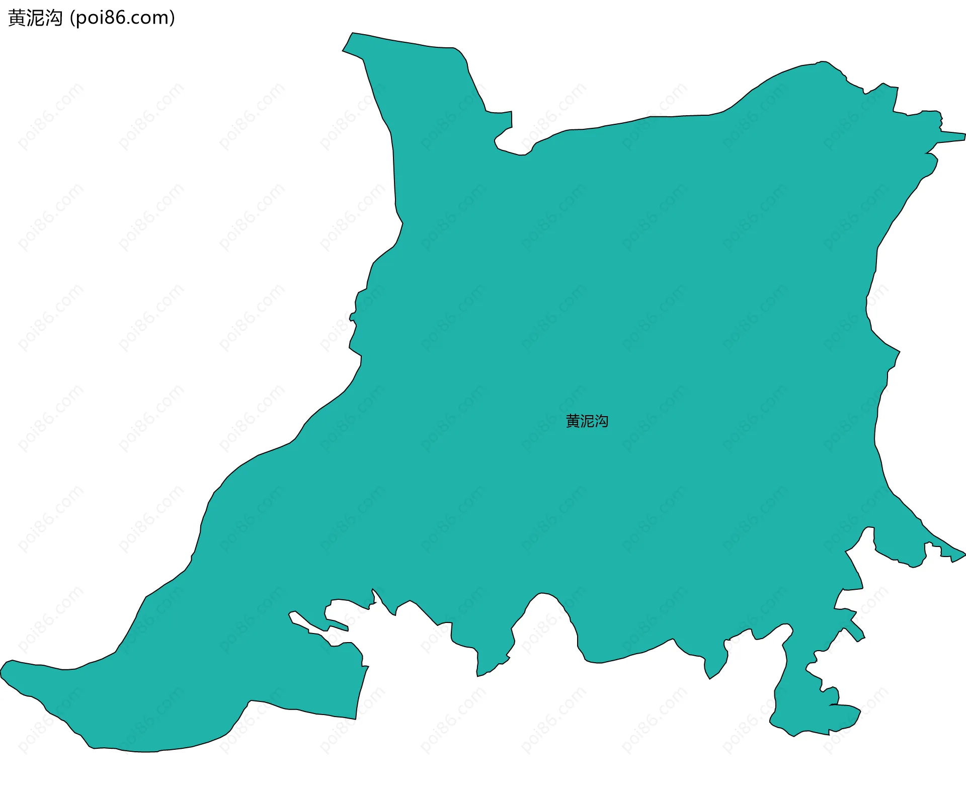 黄泥沟边界地图