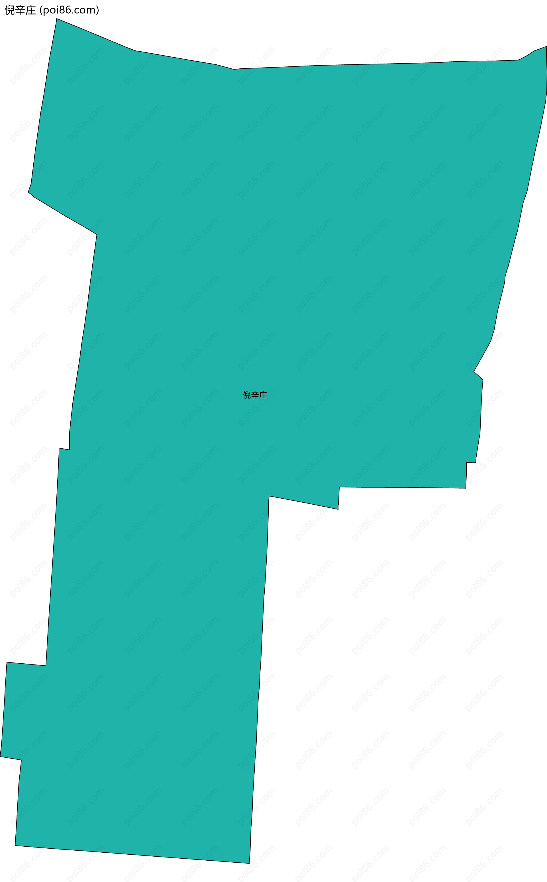 倪辛庄边界地图