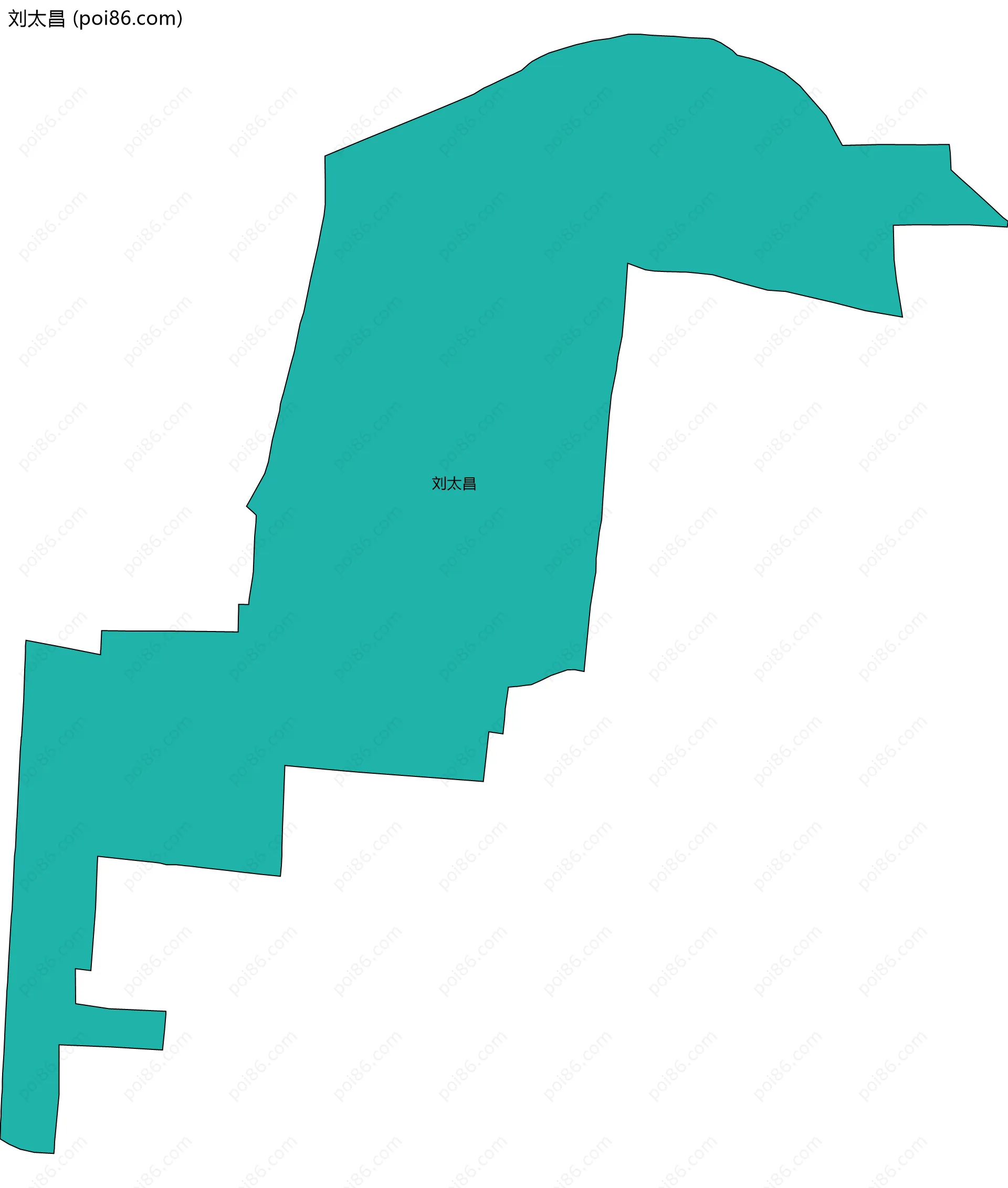 刘太昌边界地图