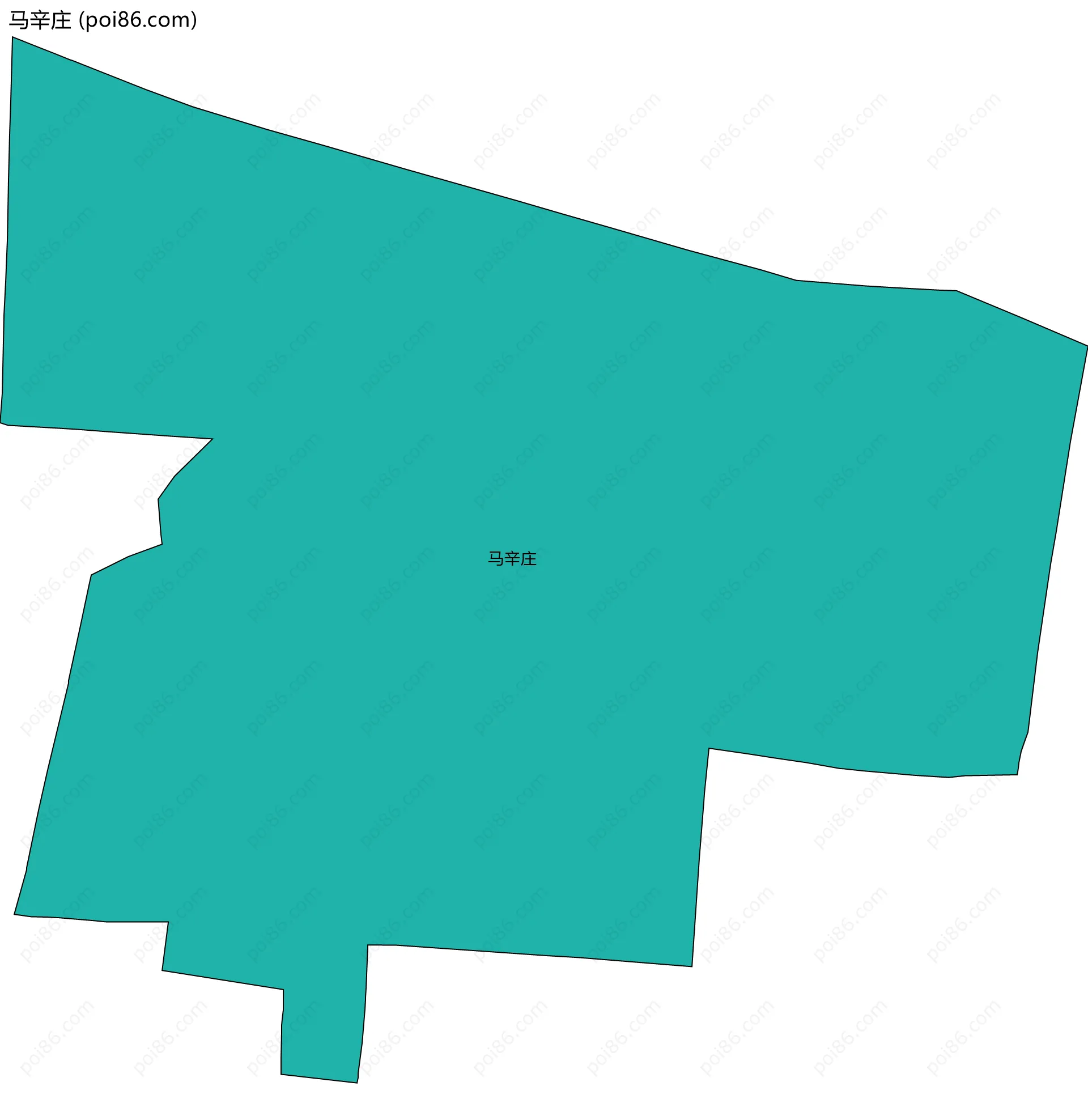 马辛庄边界地图
