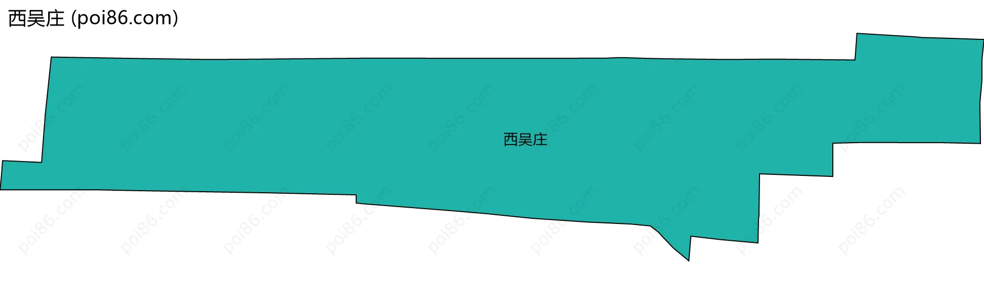 西吴庄边界地图