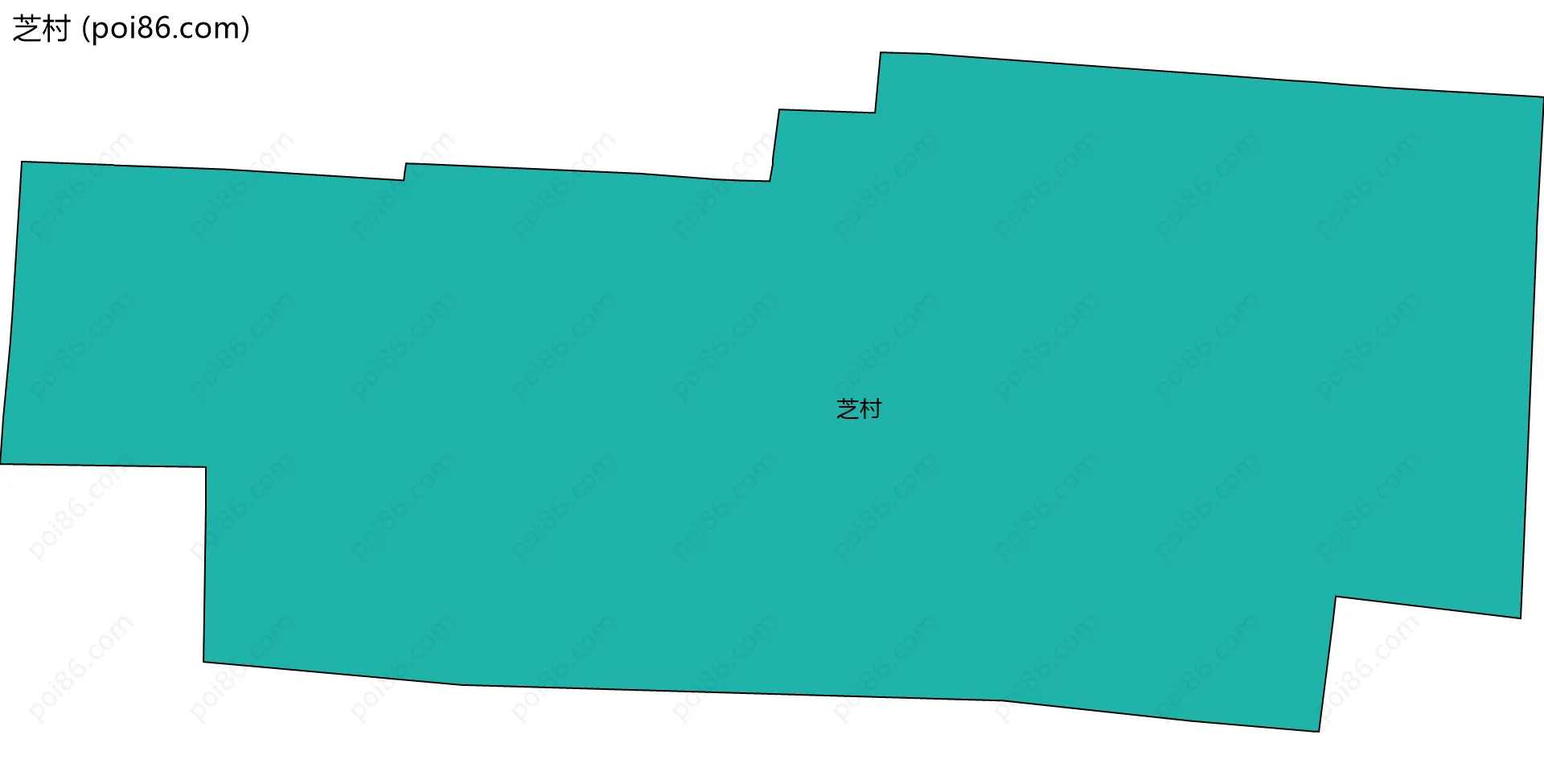芝村边界地图