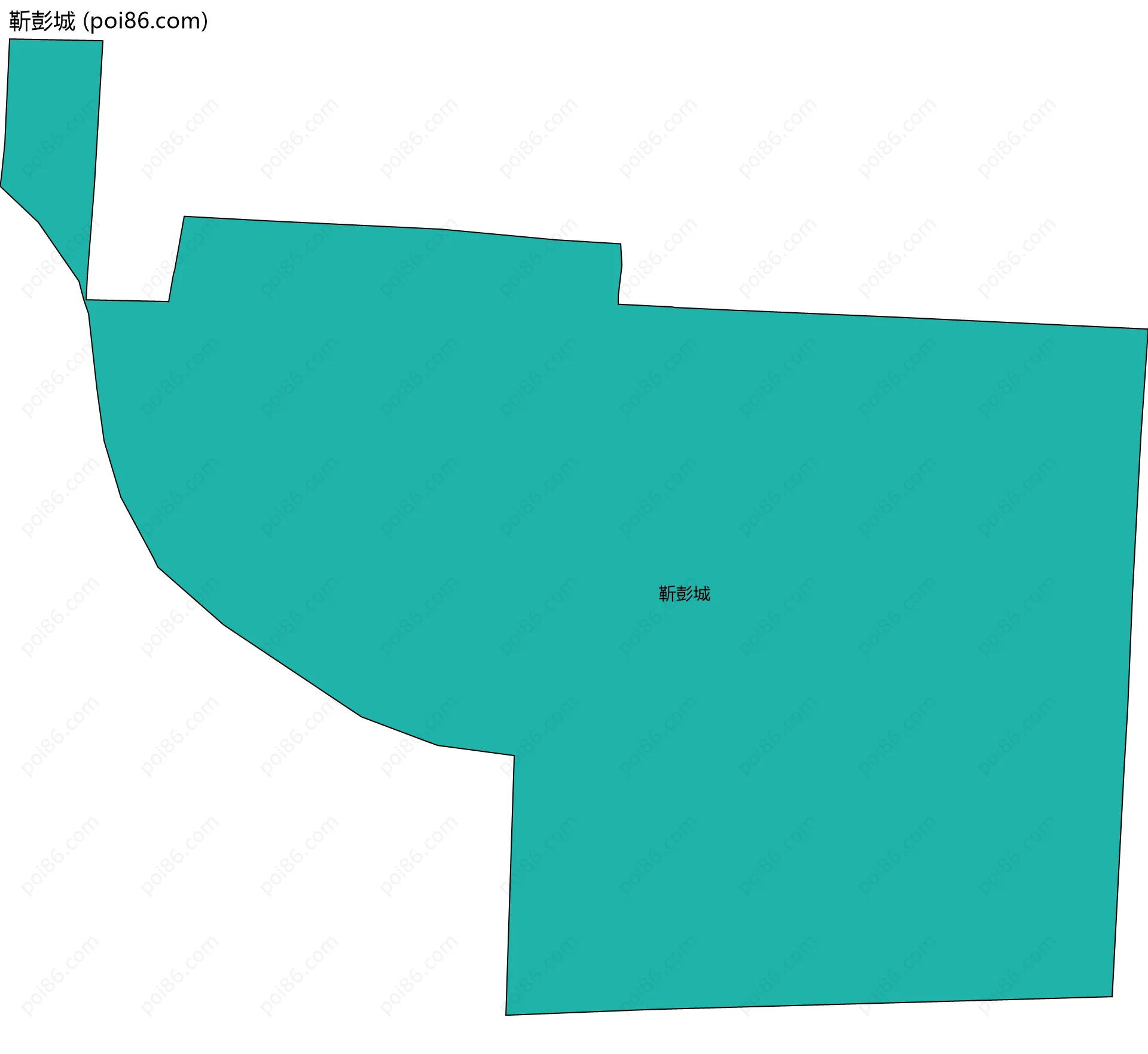 靳彭城边界地图