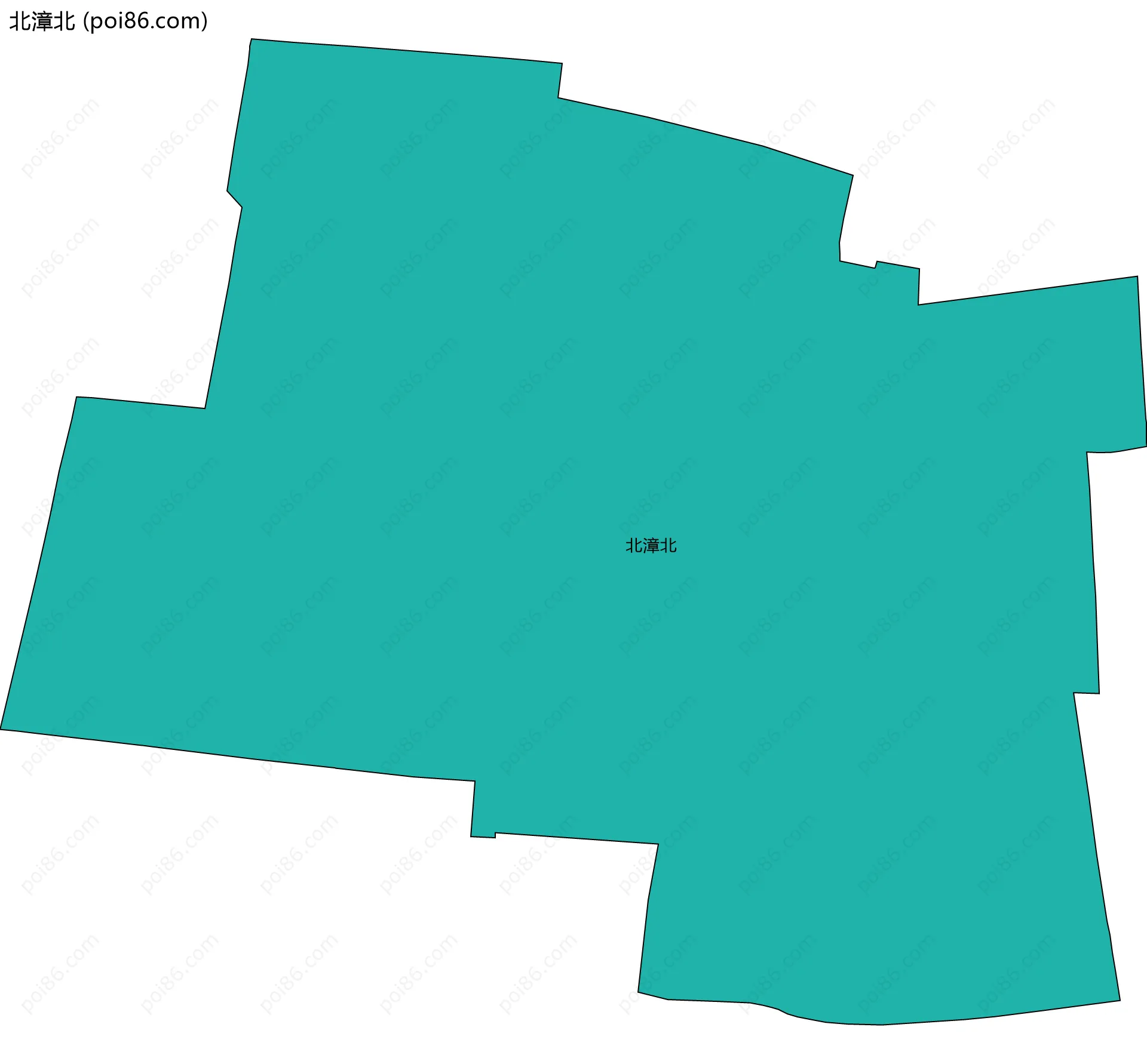 北漳北边界地图