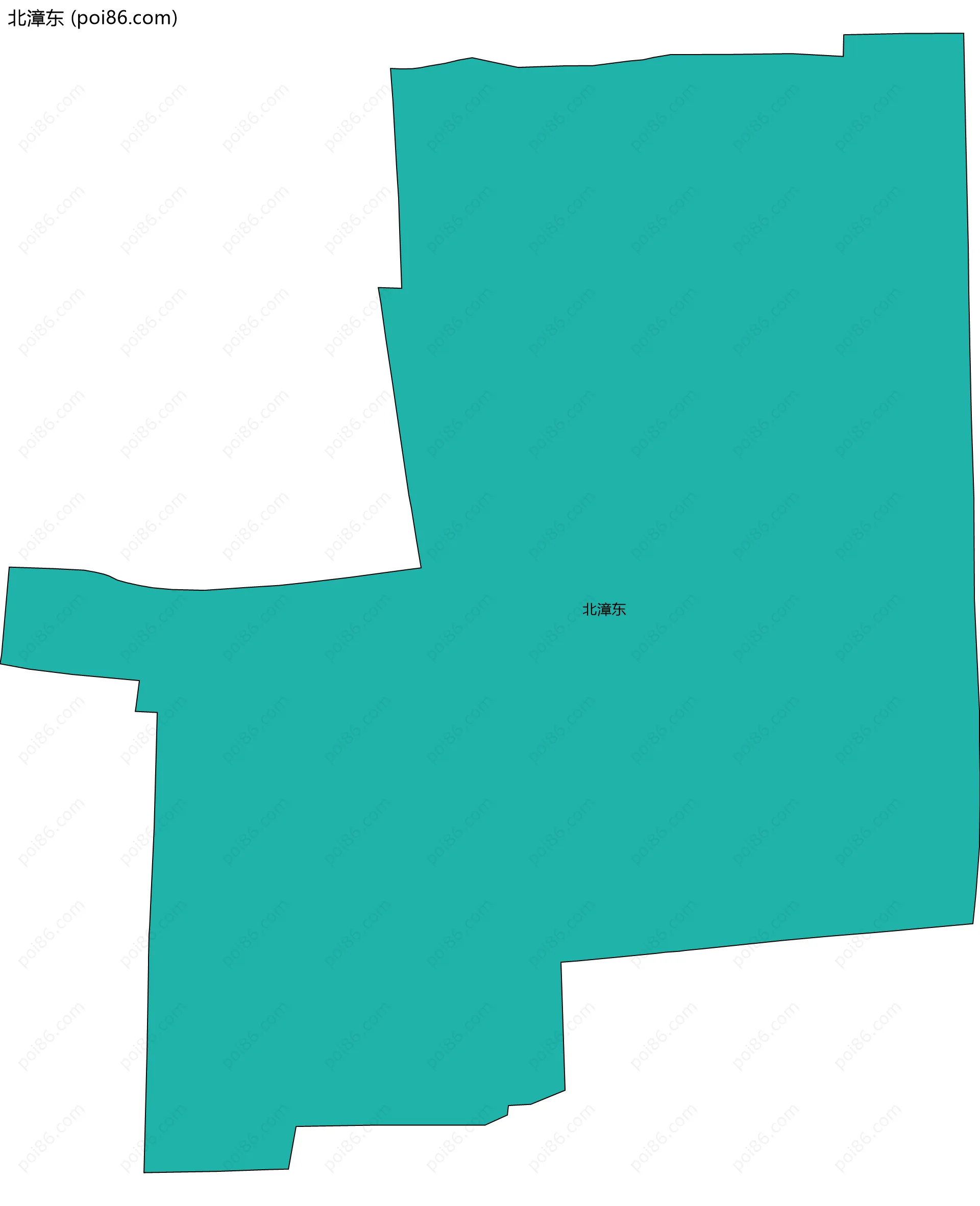 北漳东边界地图