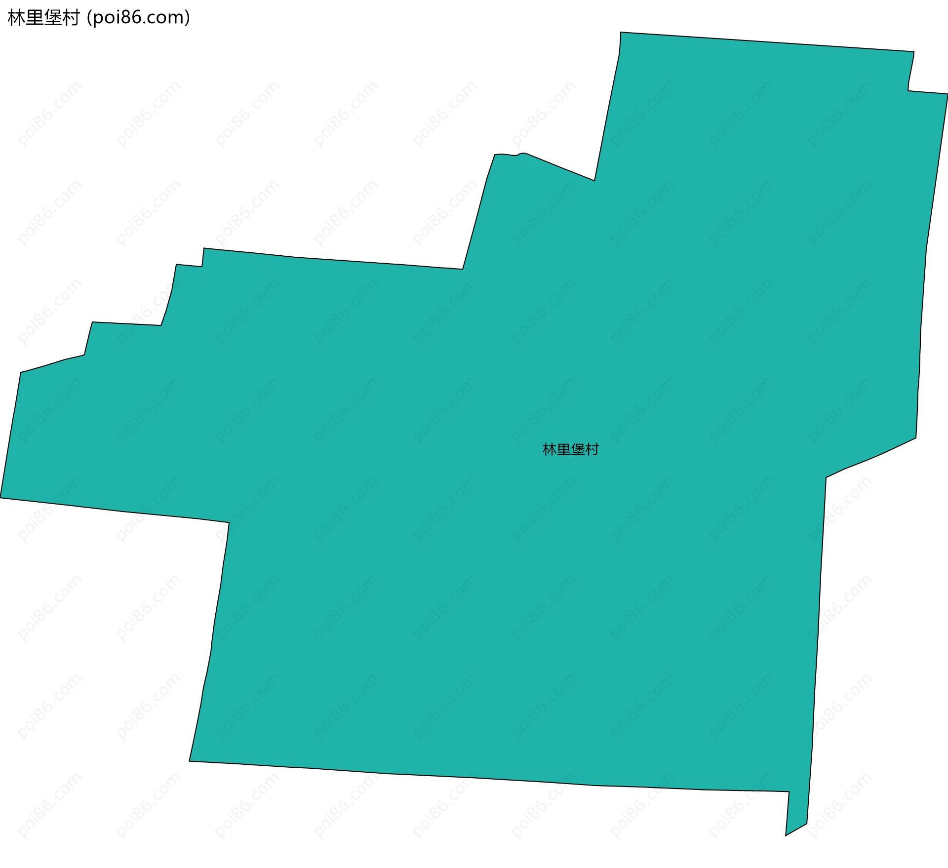 林里堡村边界地图