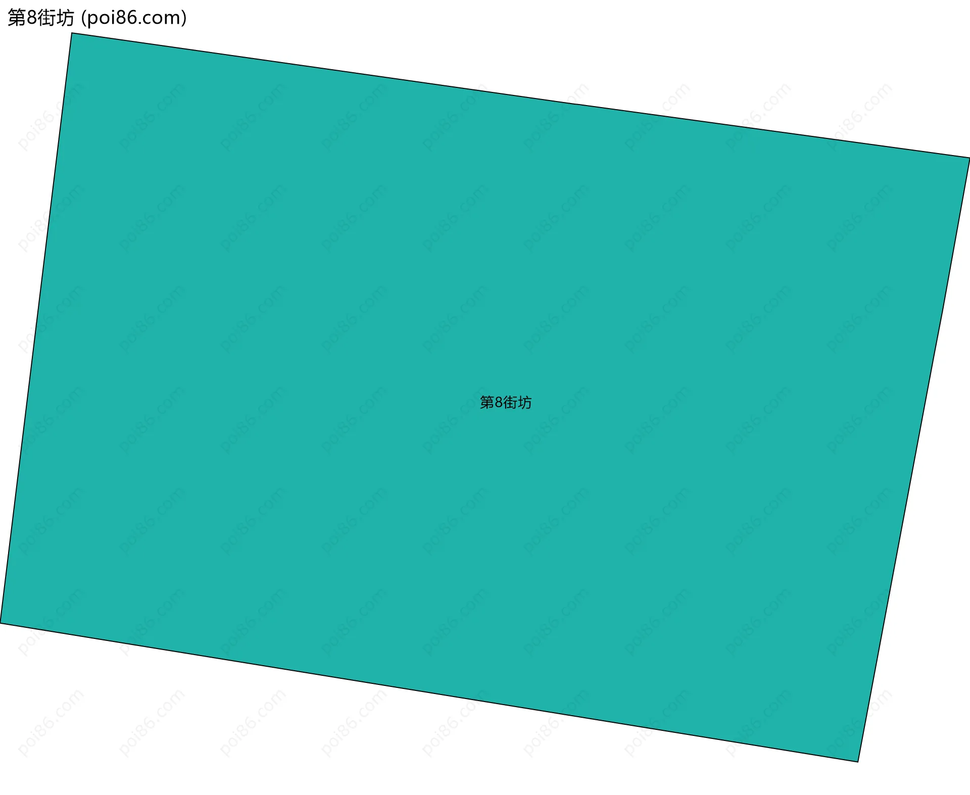 第8街坊边界地图