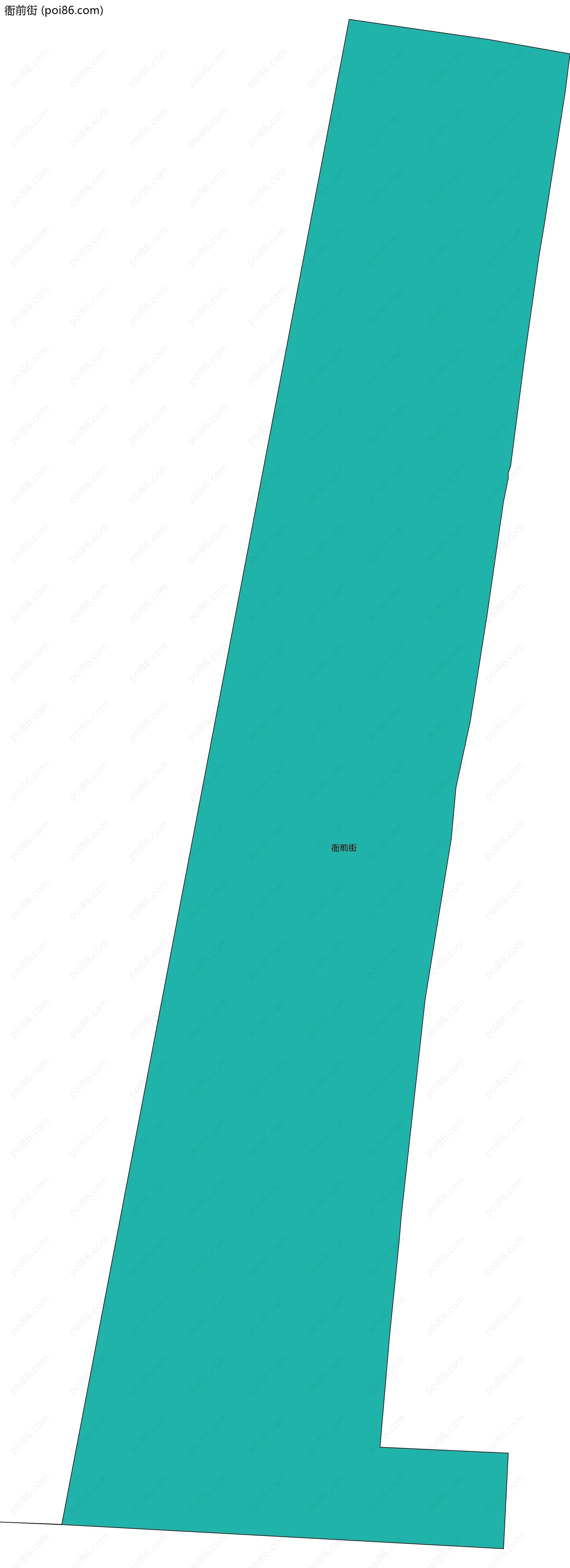 衙前街边界地图