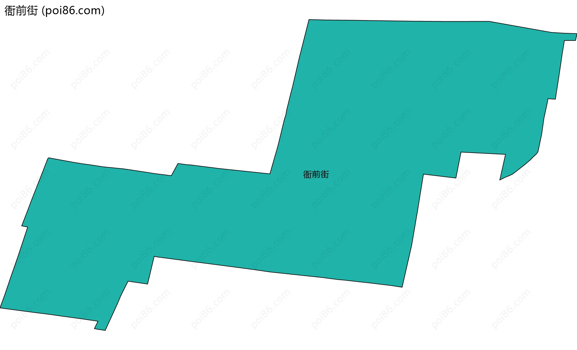 衙前街边界地图