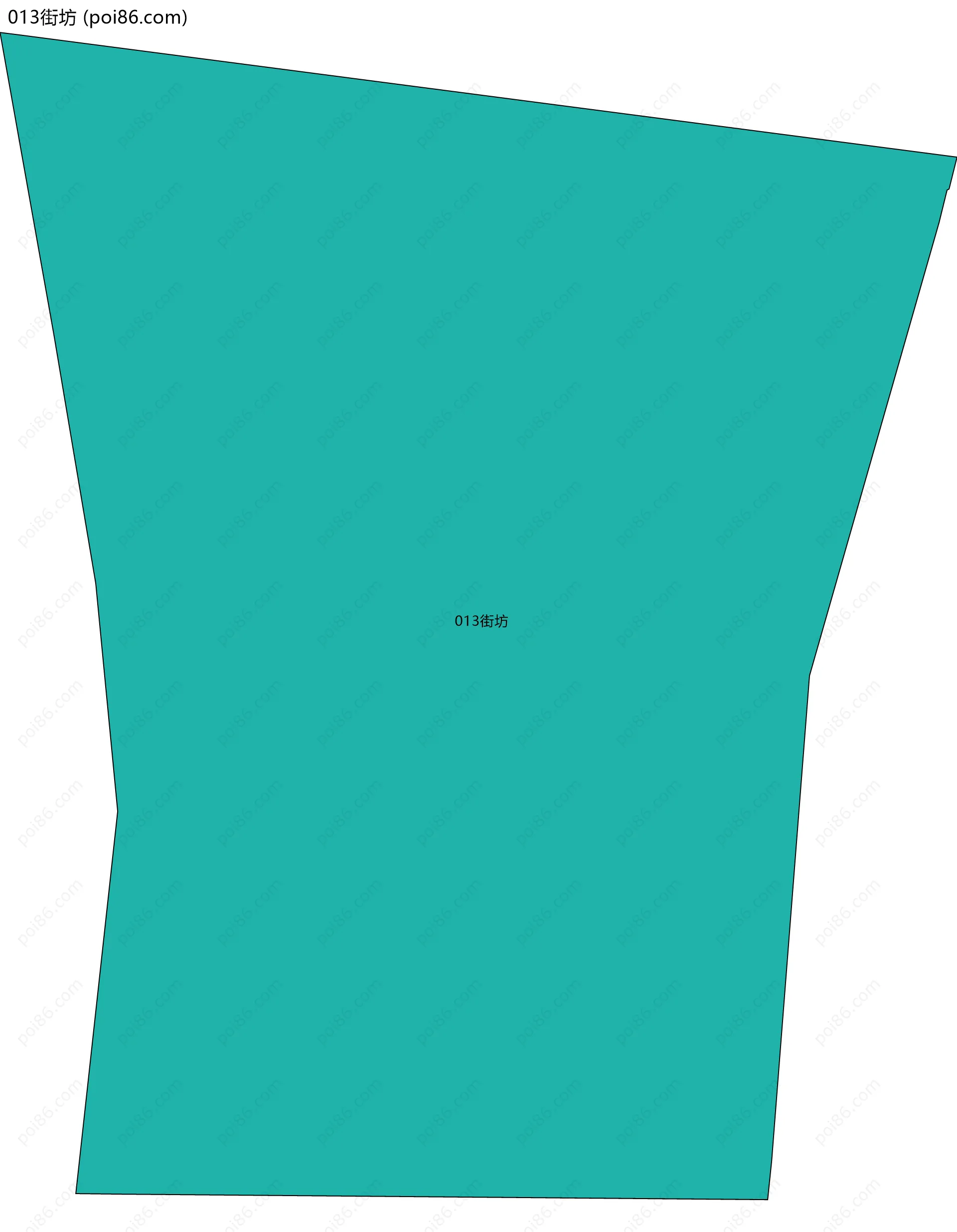 013街坊边界地图