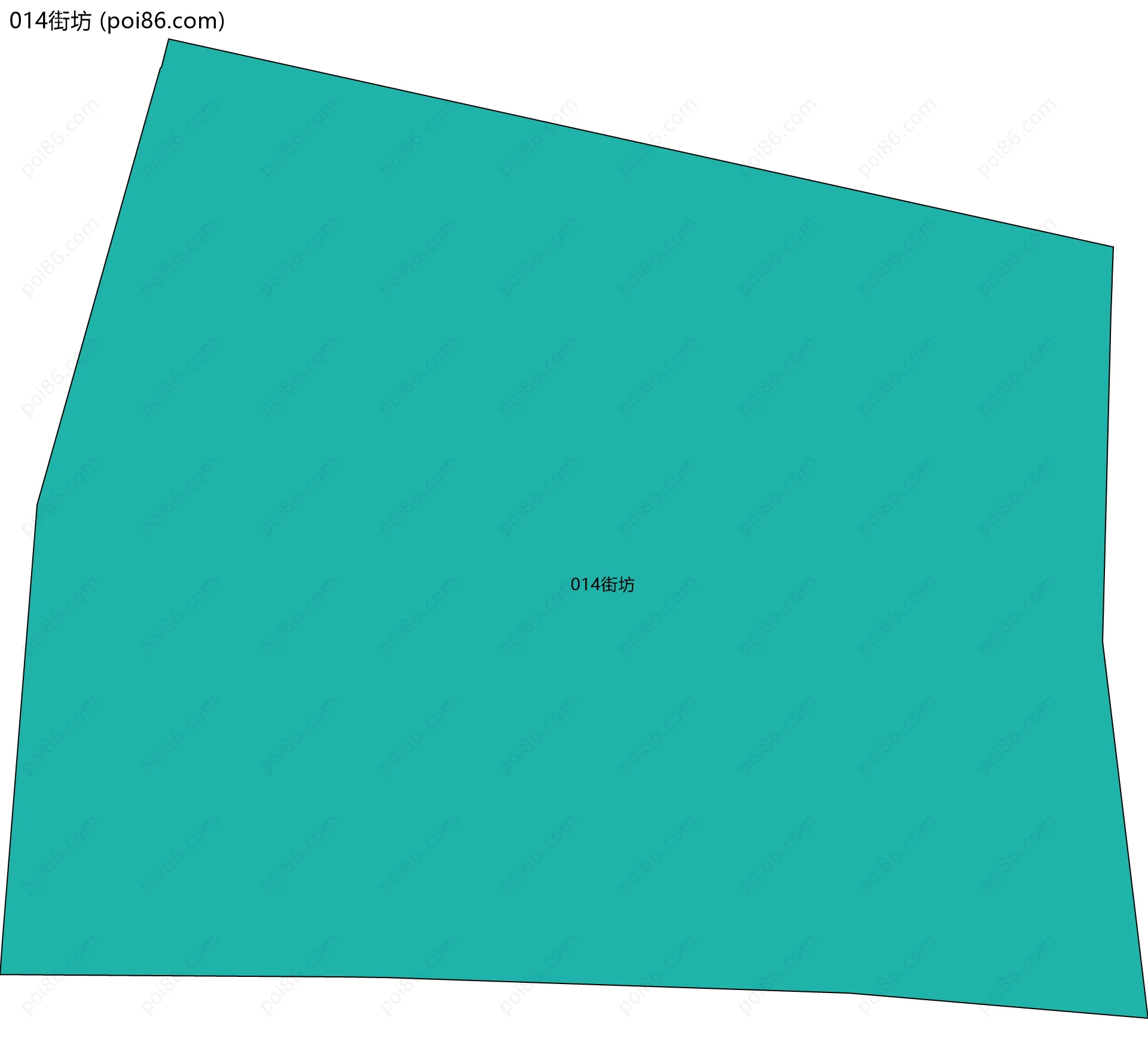 014街坊边界地图