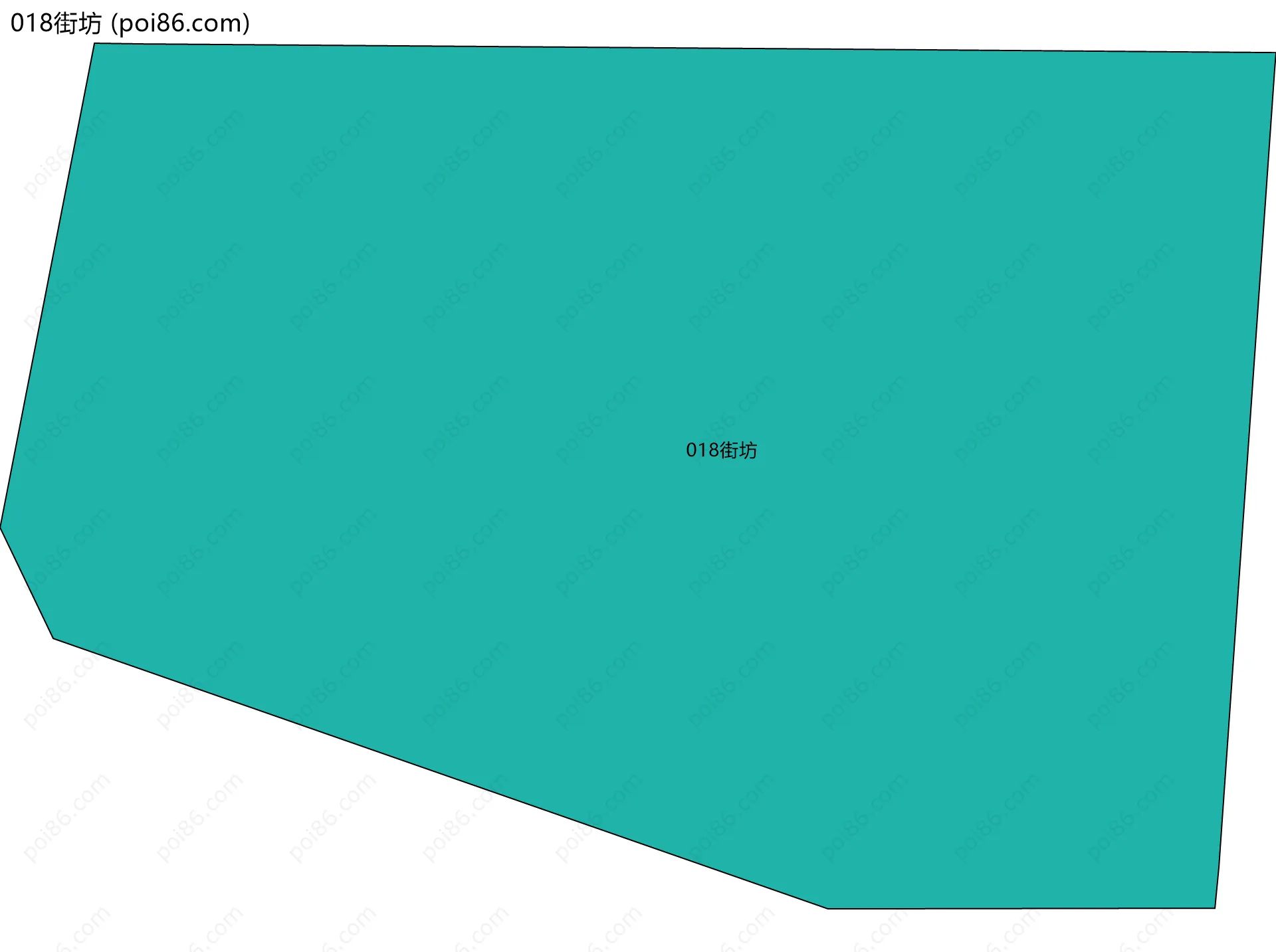 018街坊边界地图