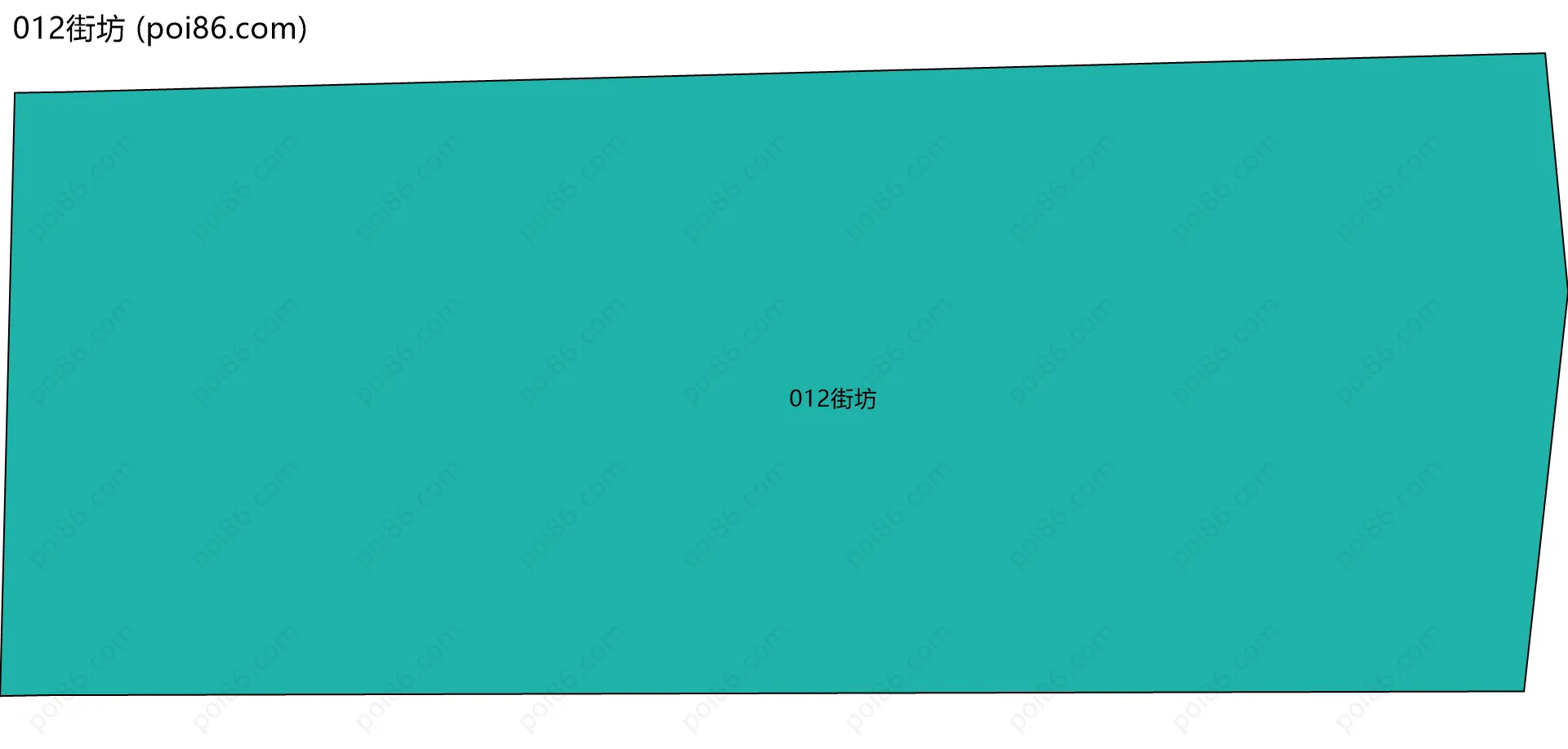 012街坊边界地图