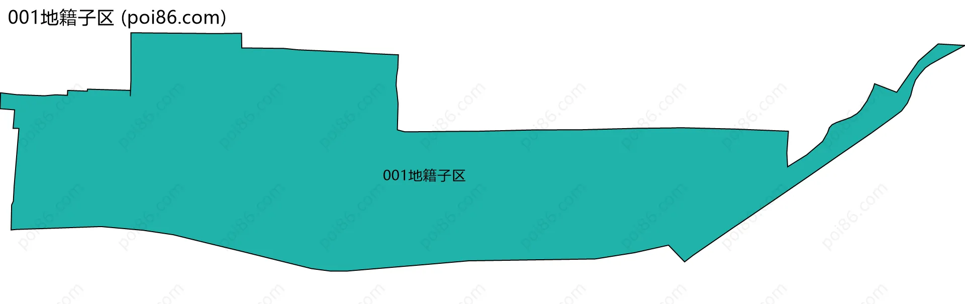 001地籍子区边界地图