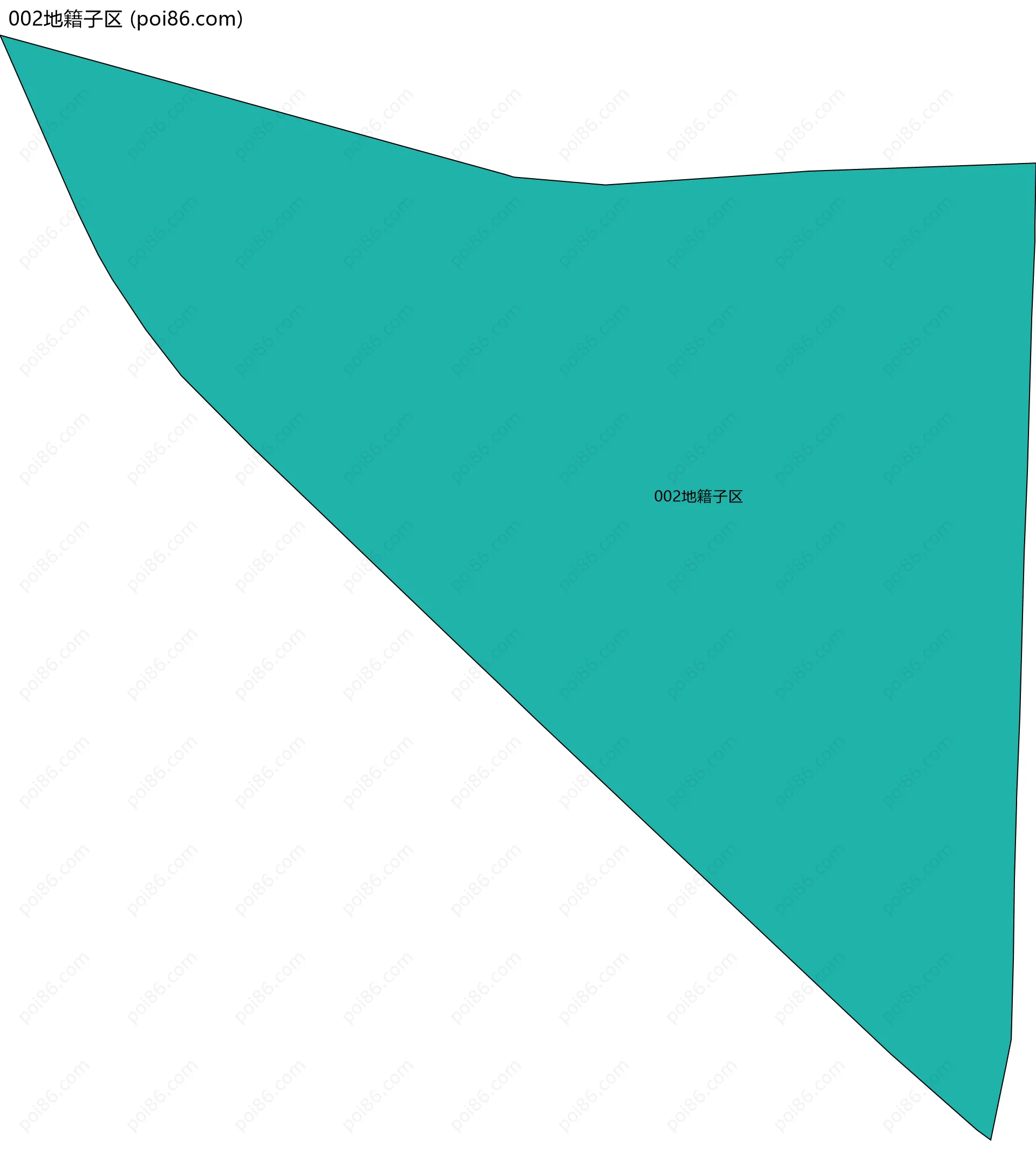 002地籍子区边界地图