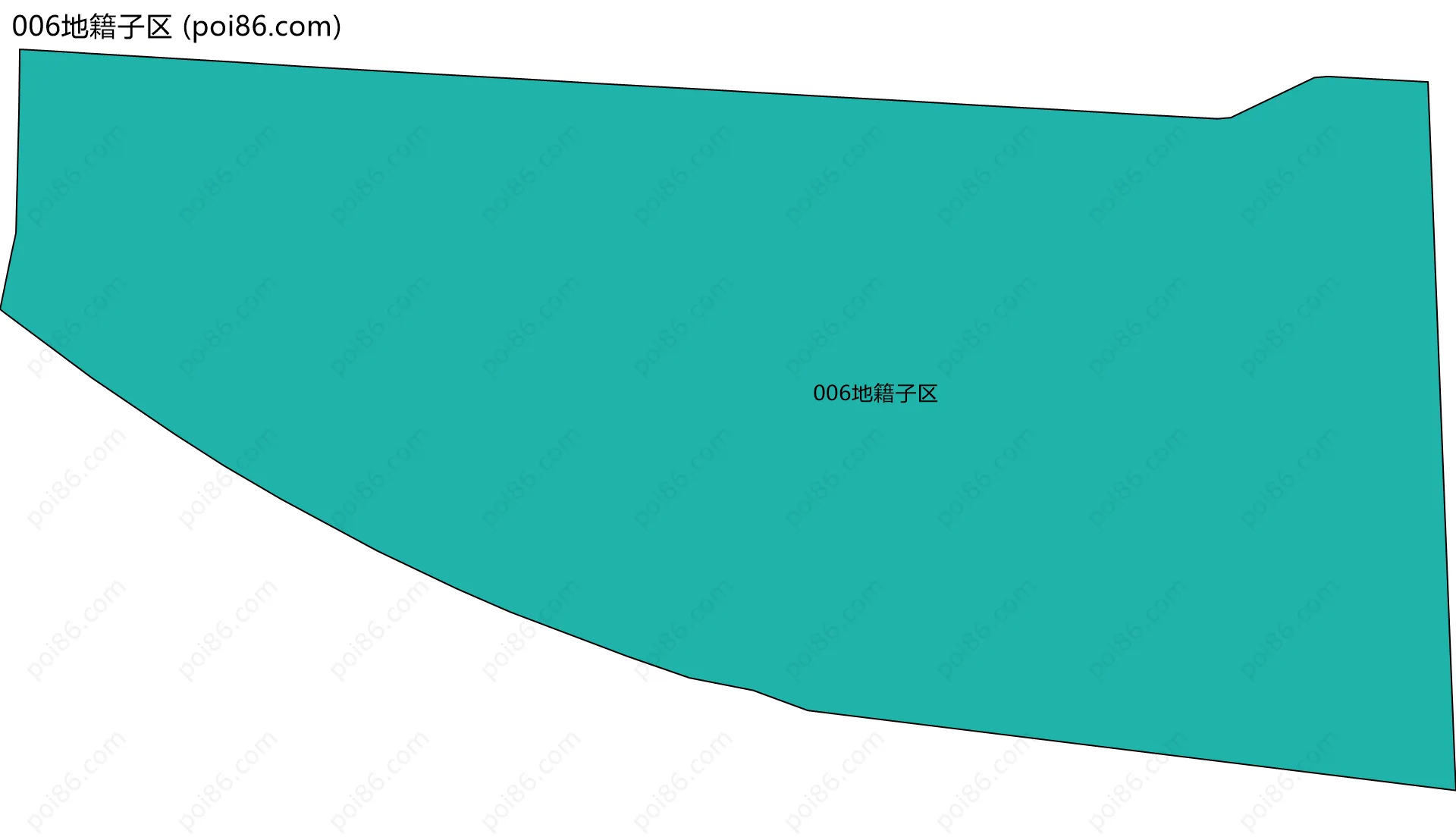 006地籍子区边界地图
