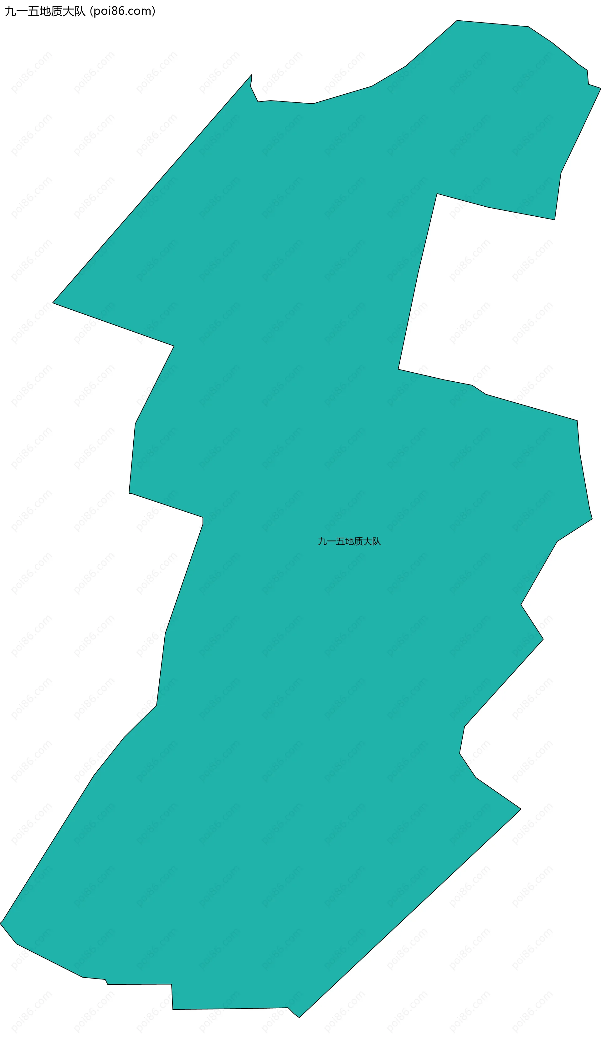 九一五地质大队边界地图