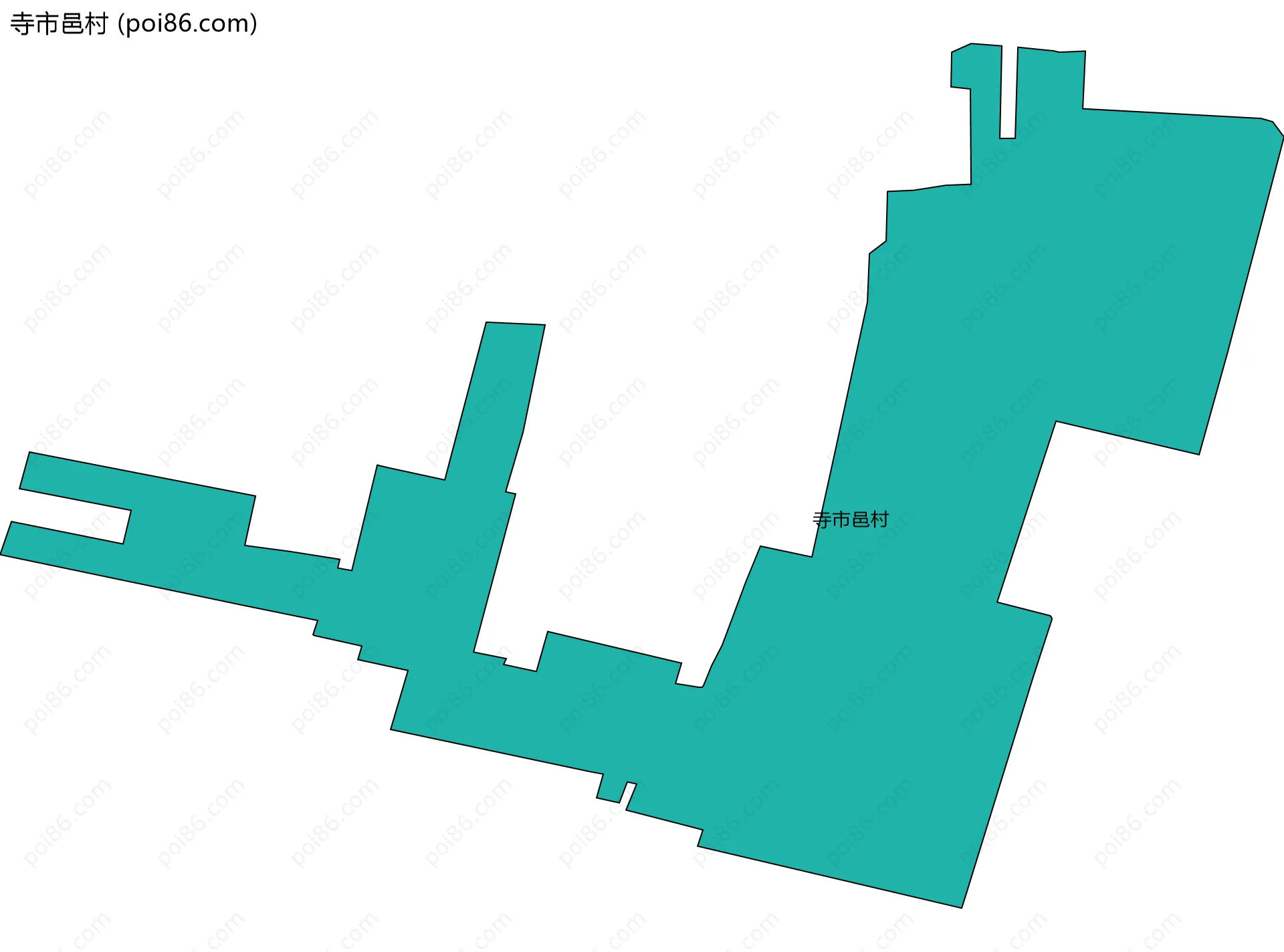 寺市邑村边界地图