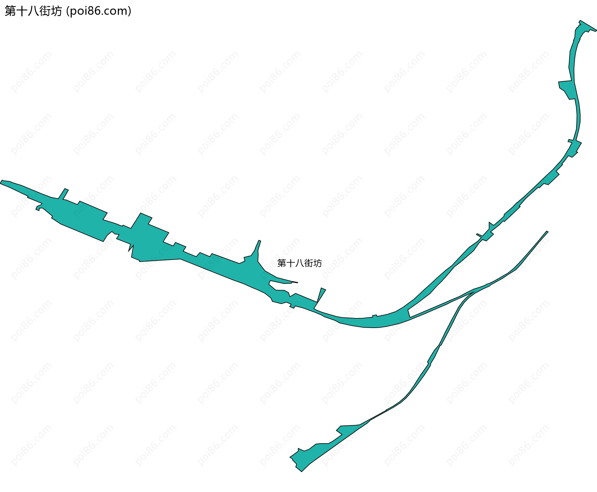 第十八街坊边界地图