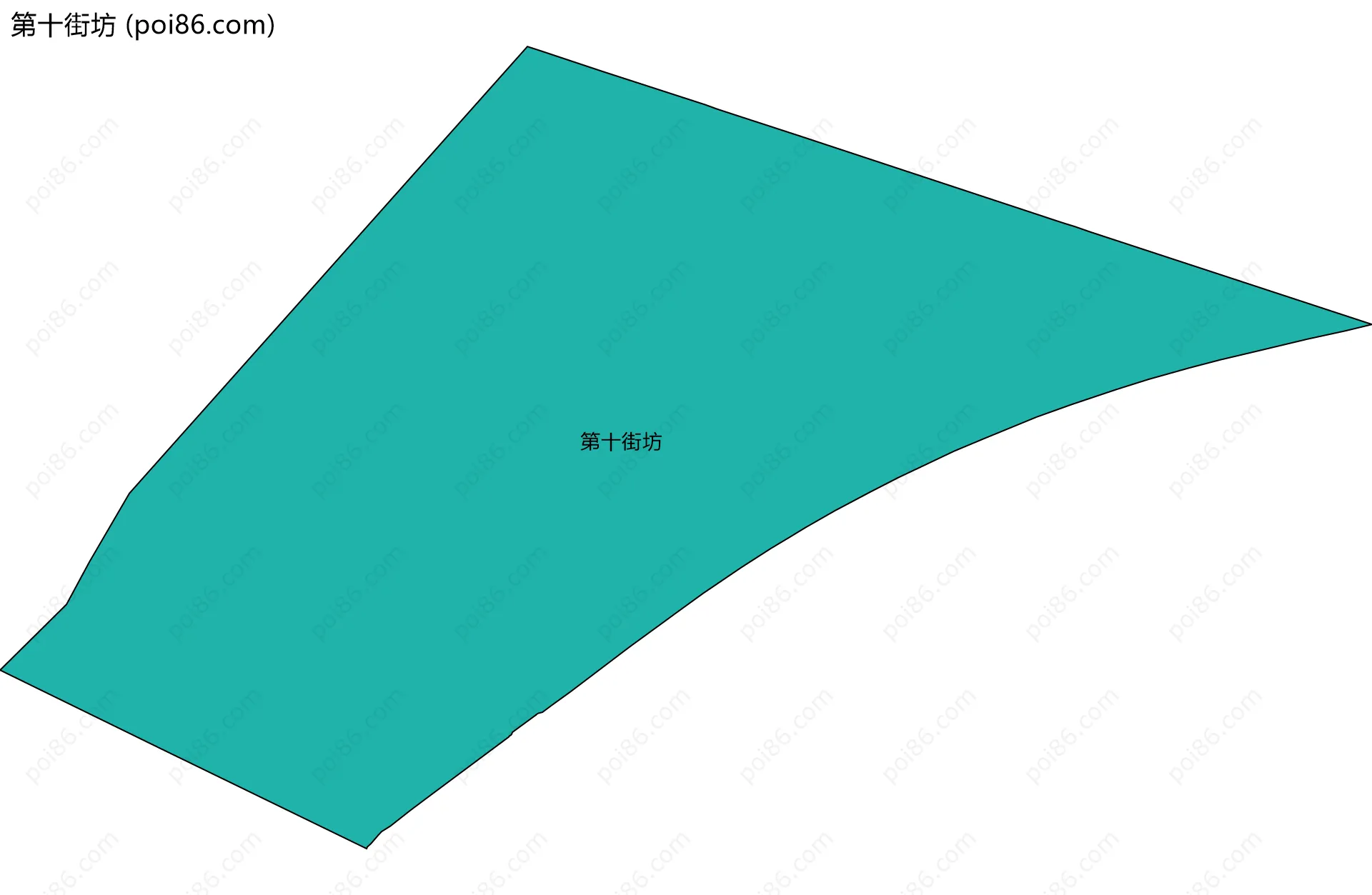 第十街坊边界地图
