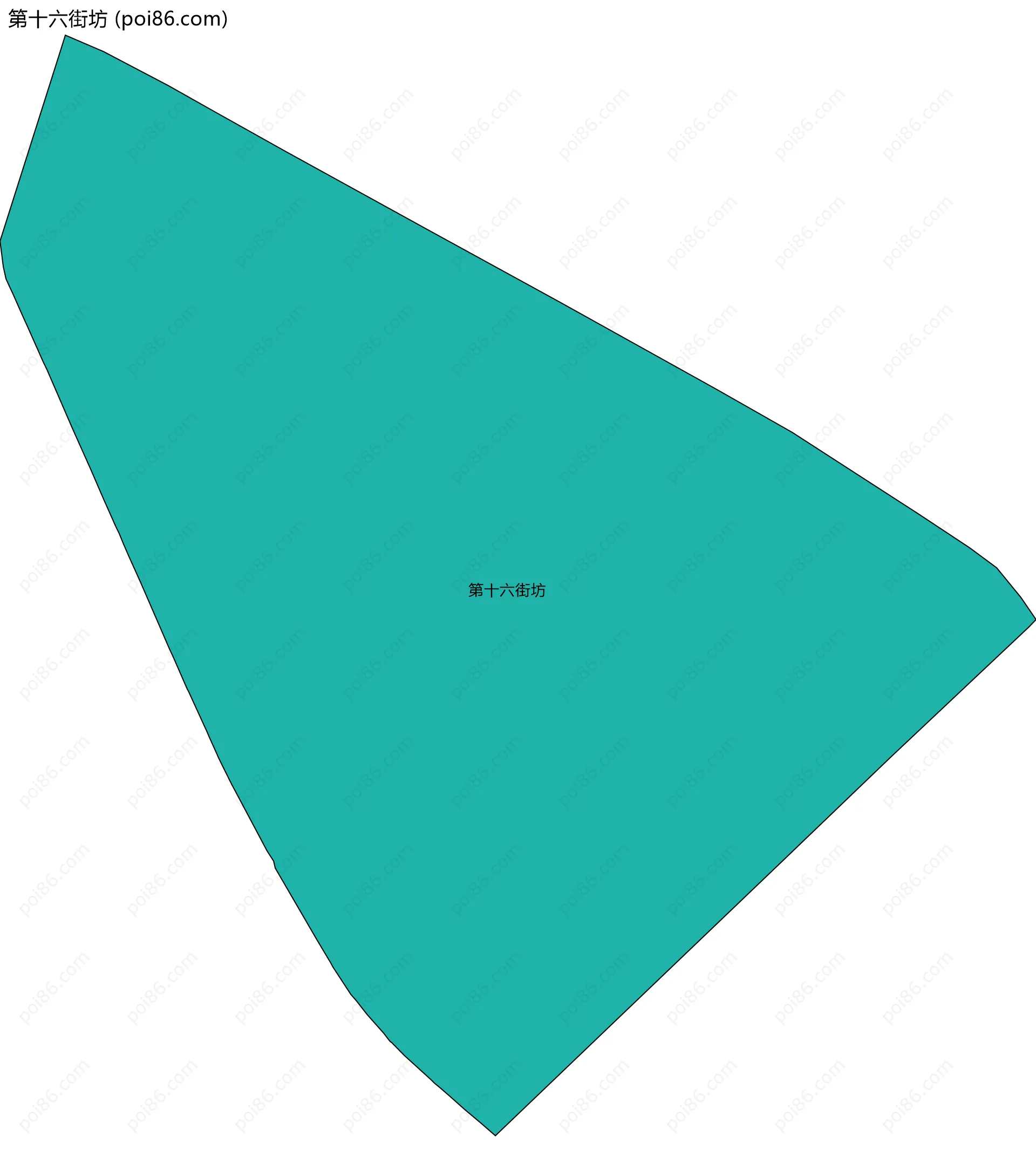 第十六街坊边界地图