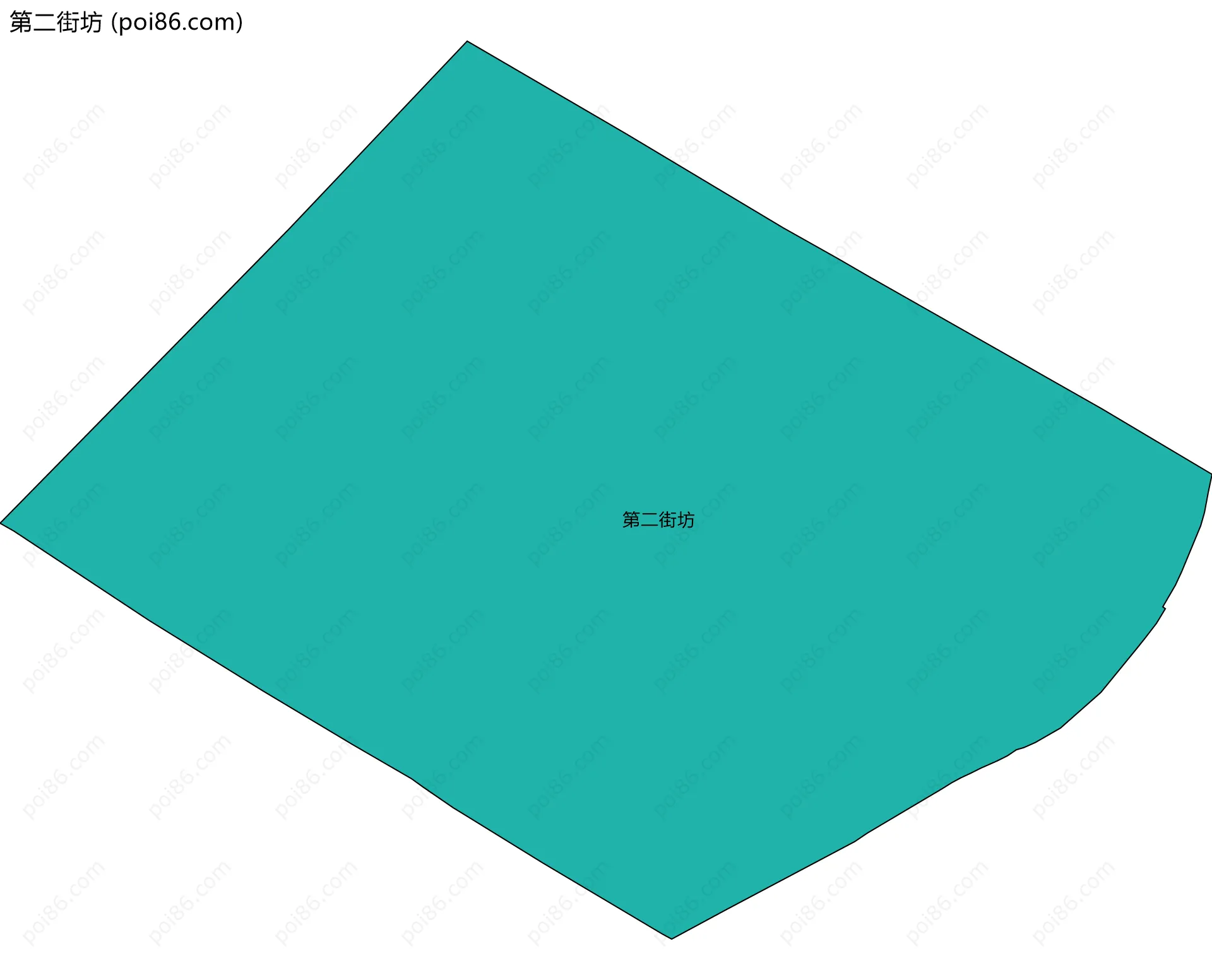 第二街坊边界地图