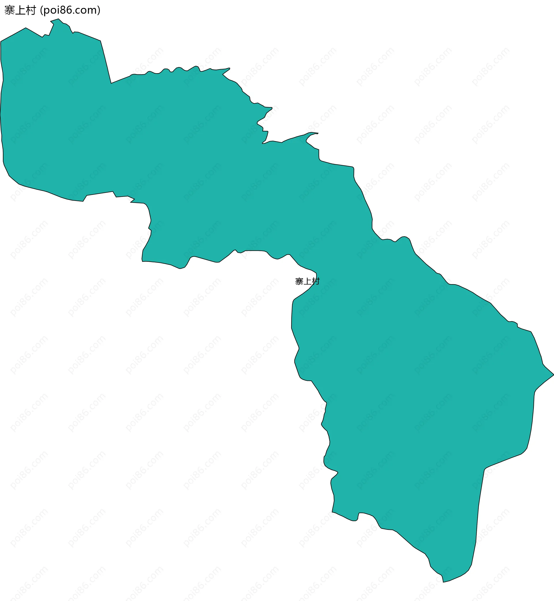 寨上村边界地图