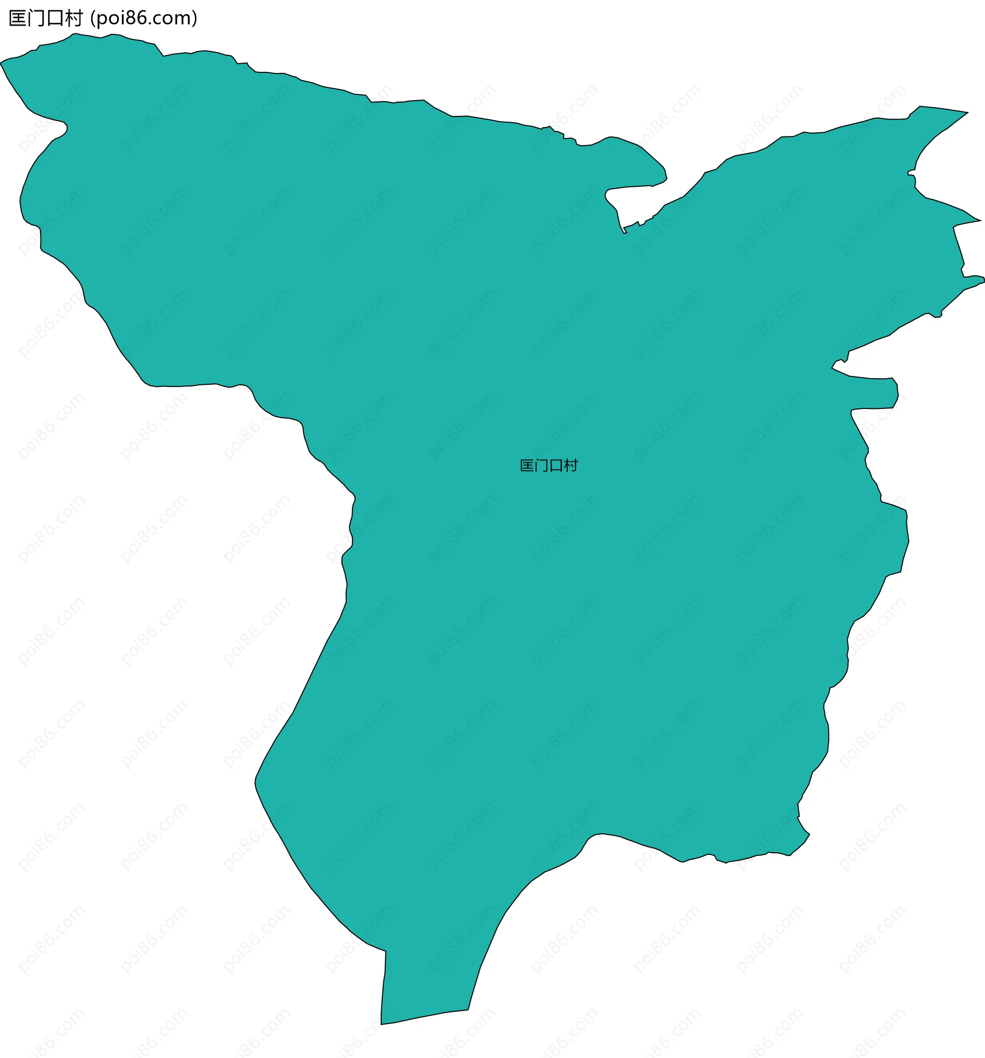 匡门口村边界地图