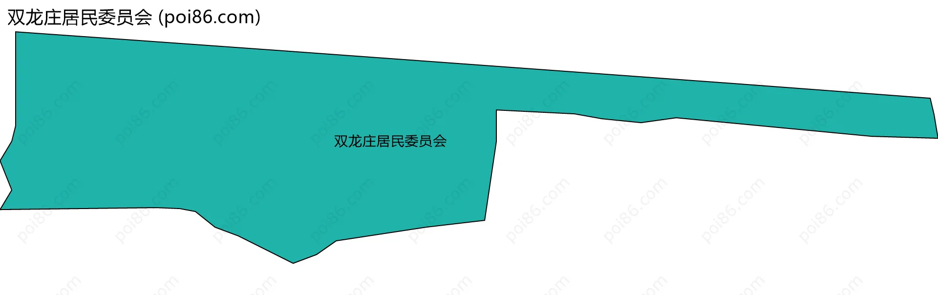 双龙庄居民委员会边界地图