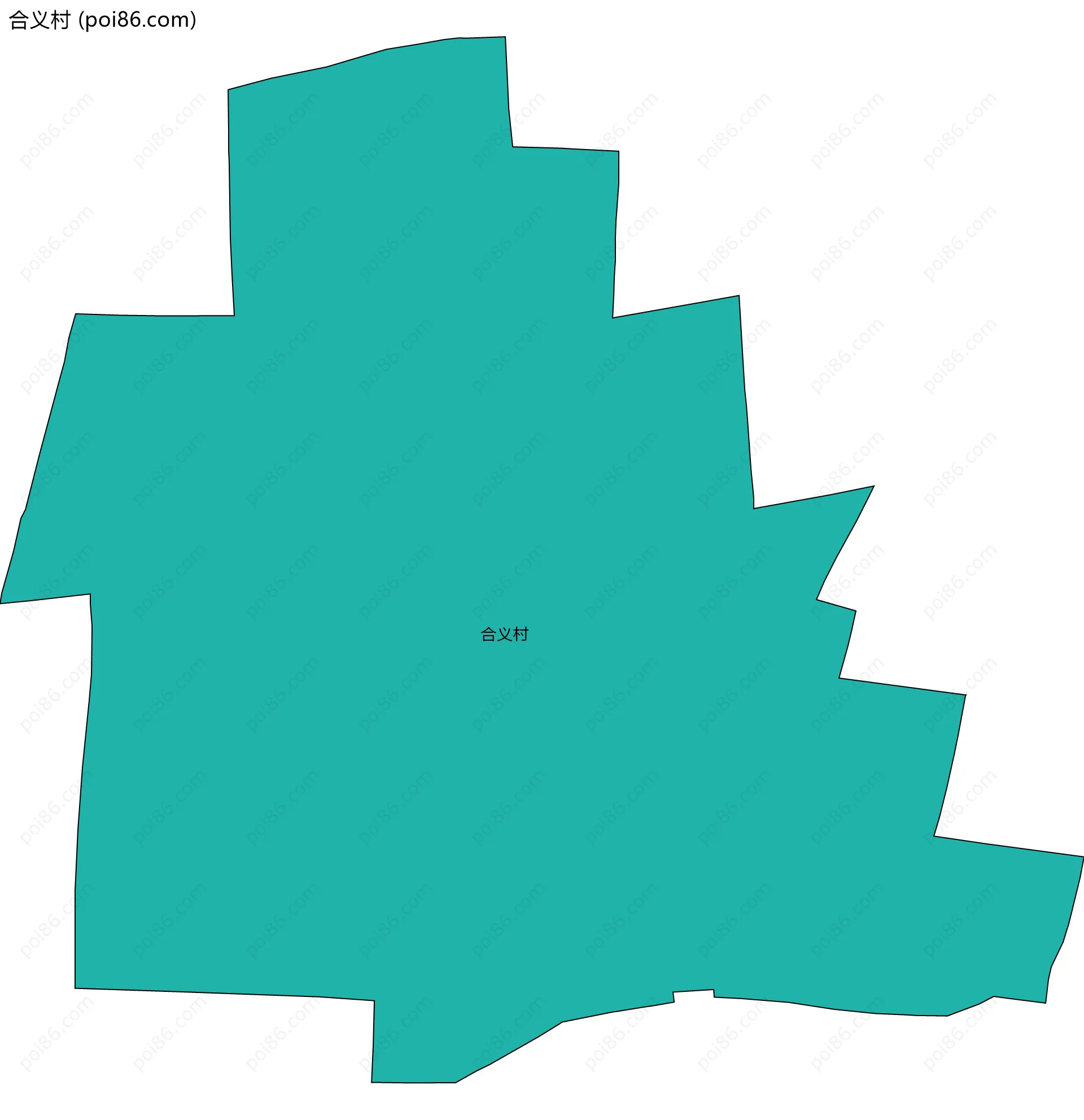 合义村边界地图