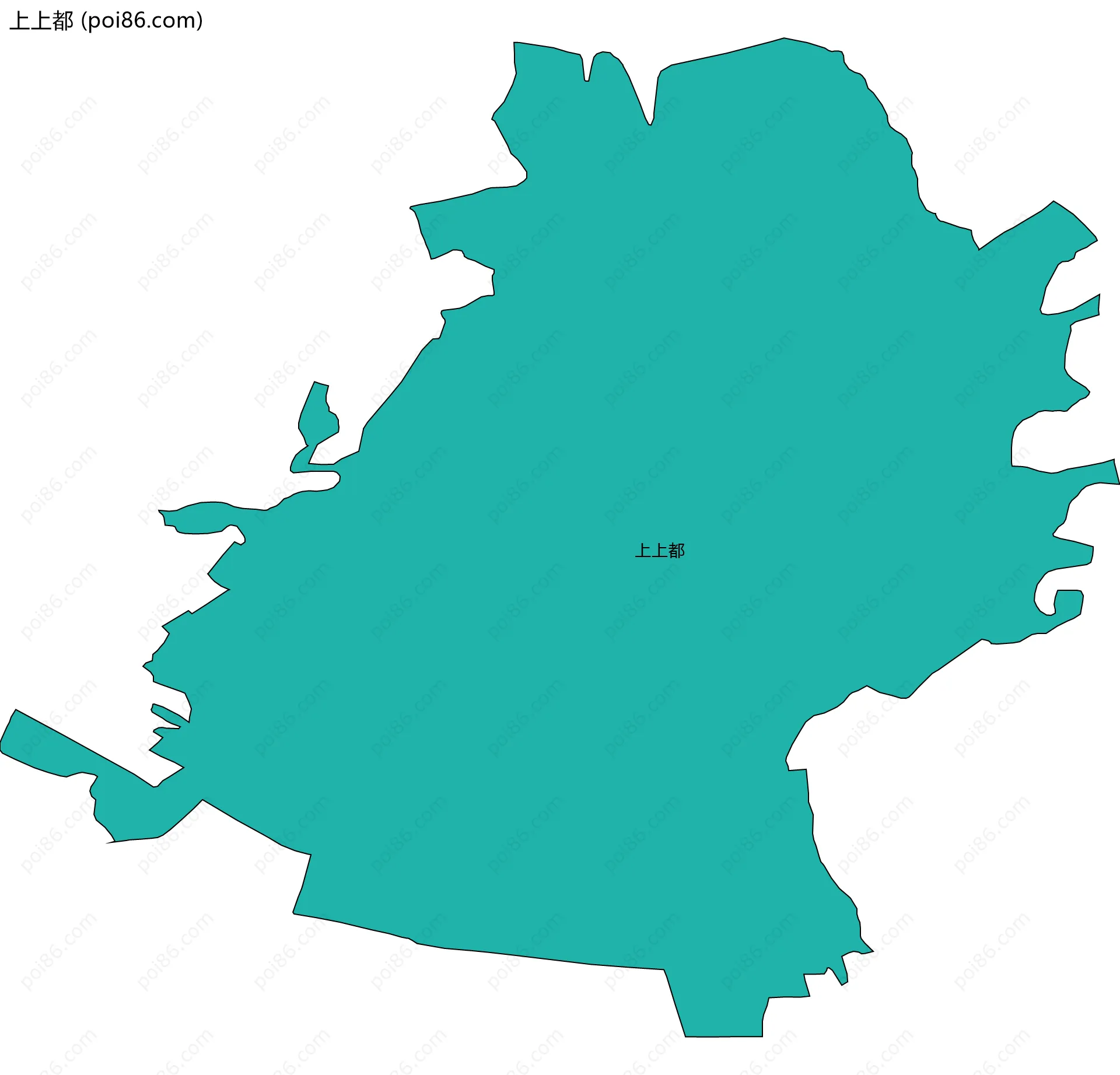 上上都边界地图