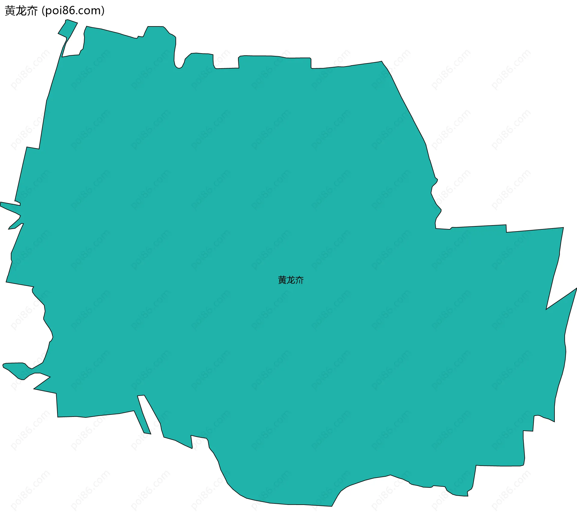 黄龙夼边界地图