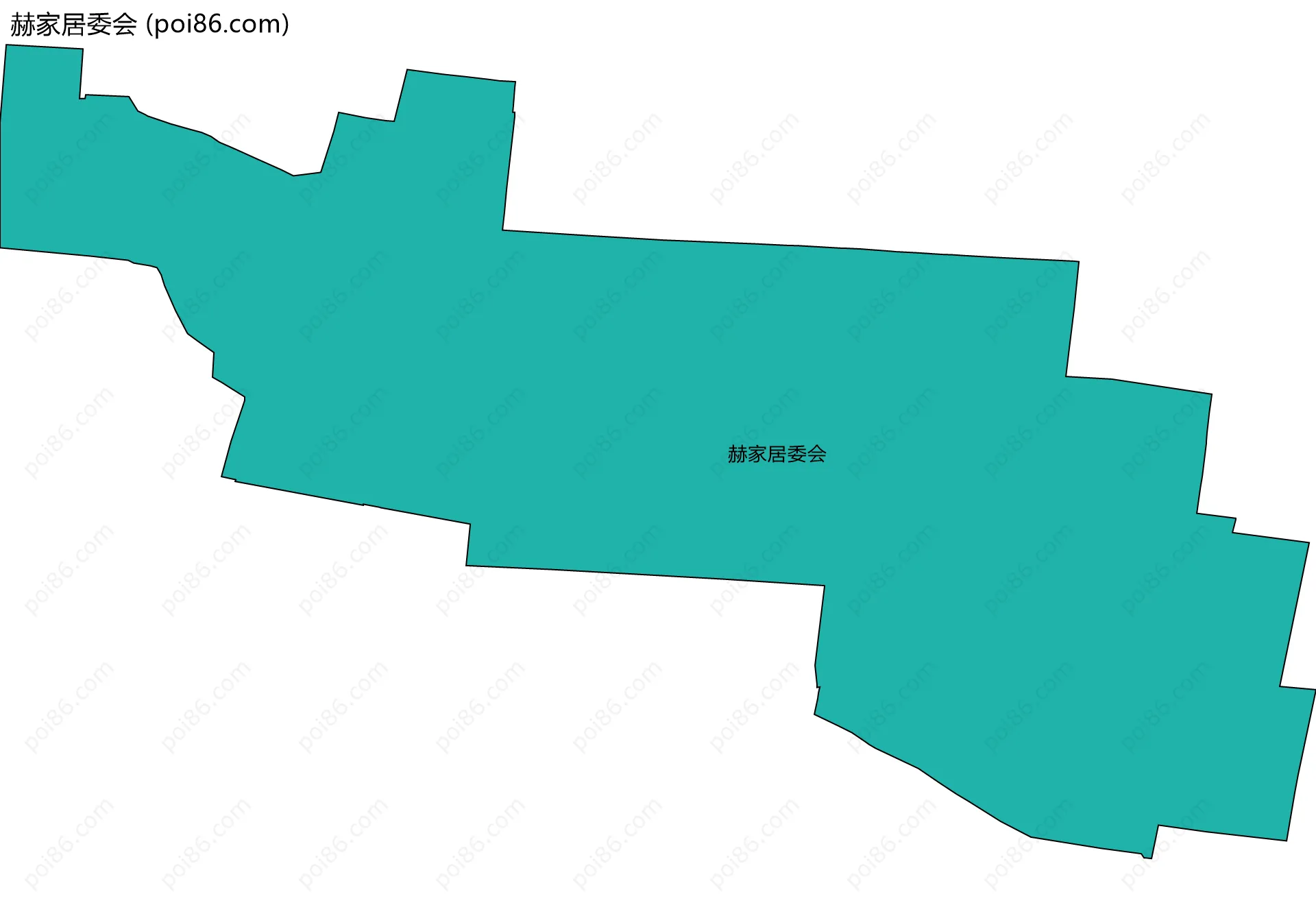 赫家居委会边界地图