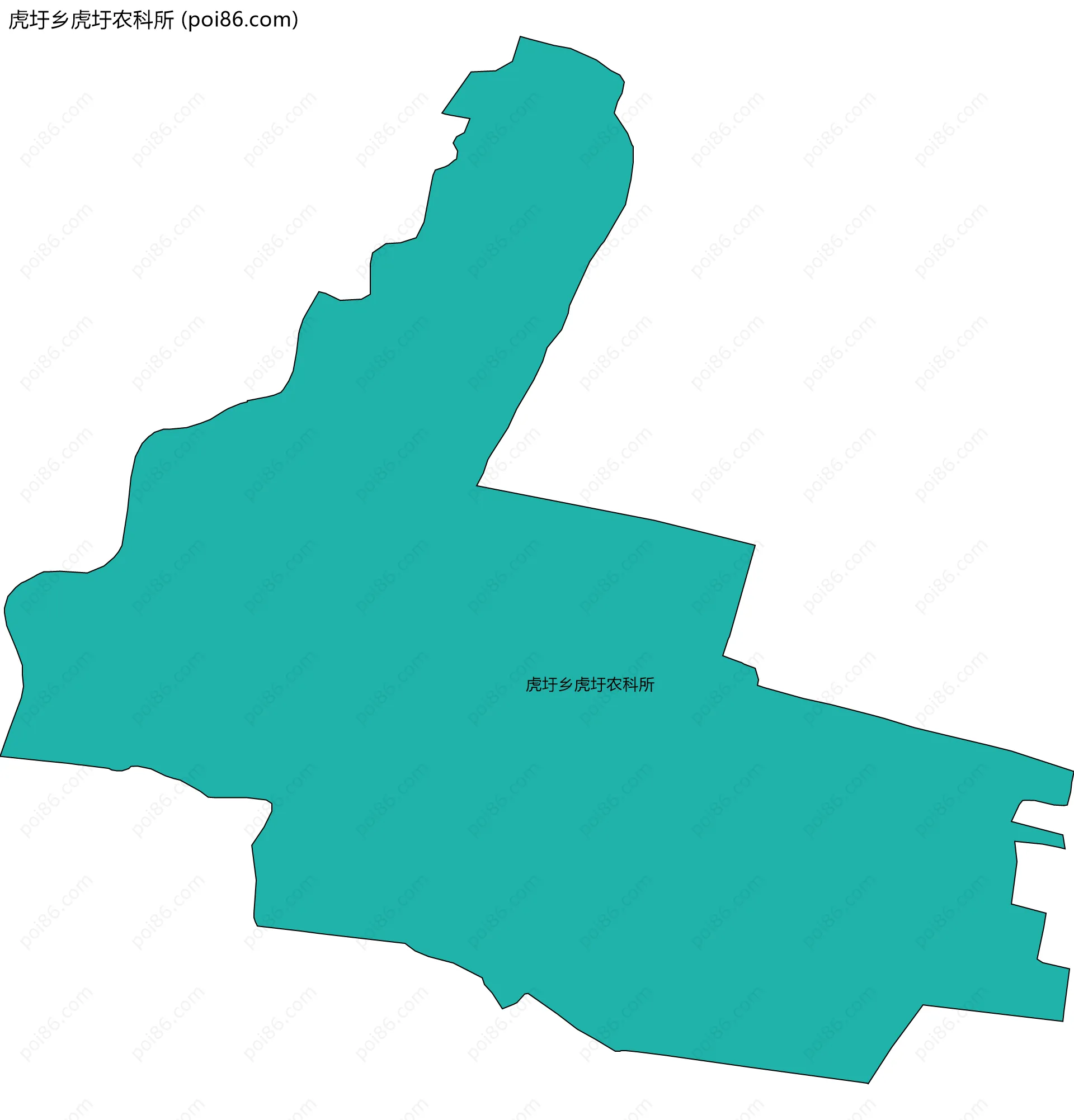 虎圩乡虎圩农科所边界地图