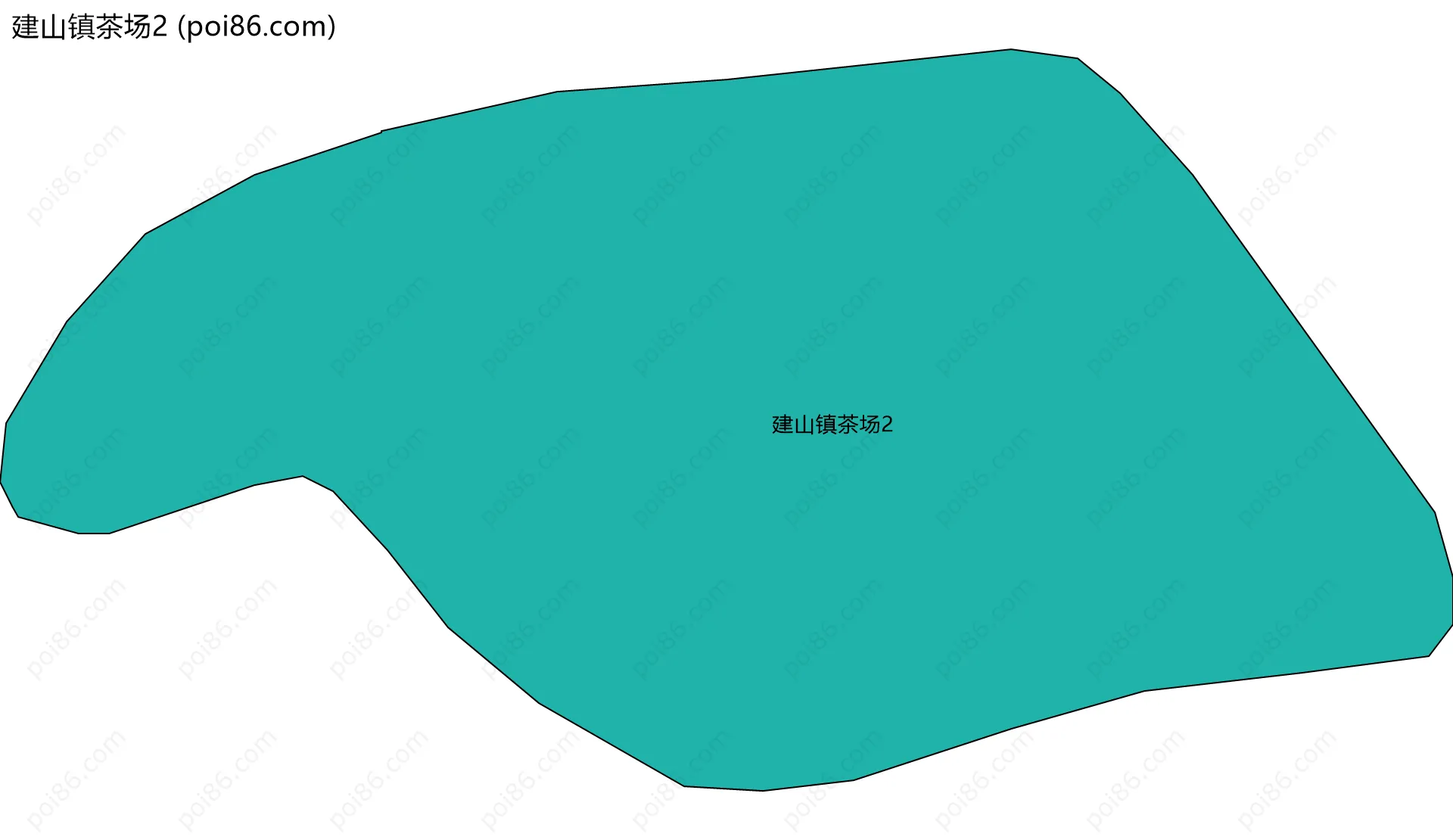 建山镇茶场2边界地图