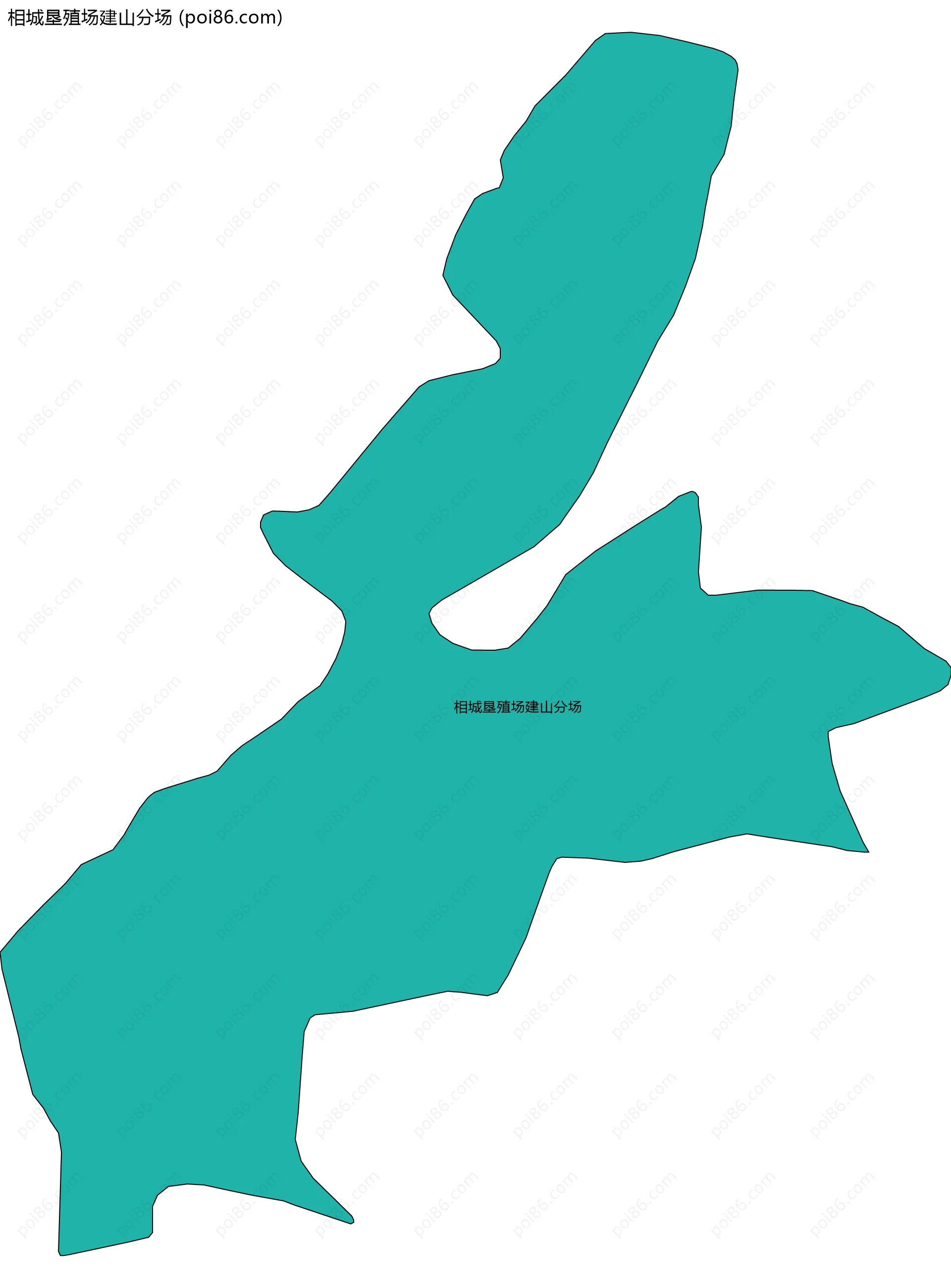 相城垦殖场建山分场边界地图