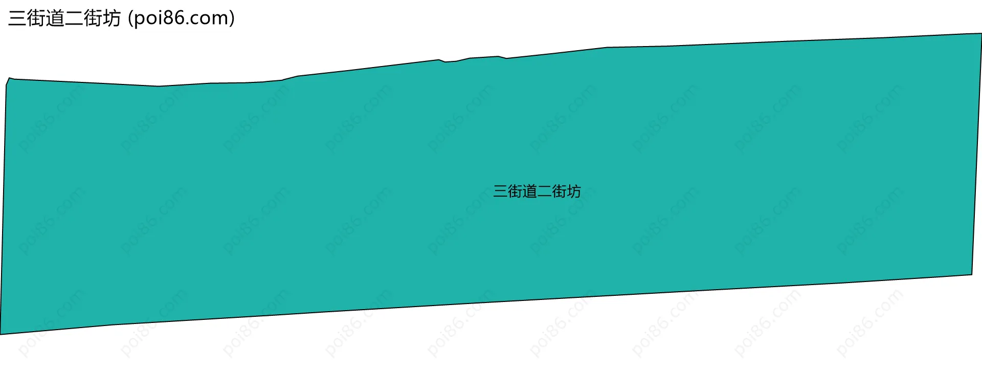 三街道二街坊边界地图