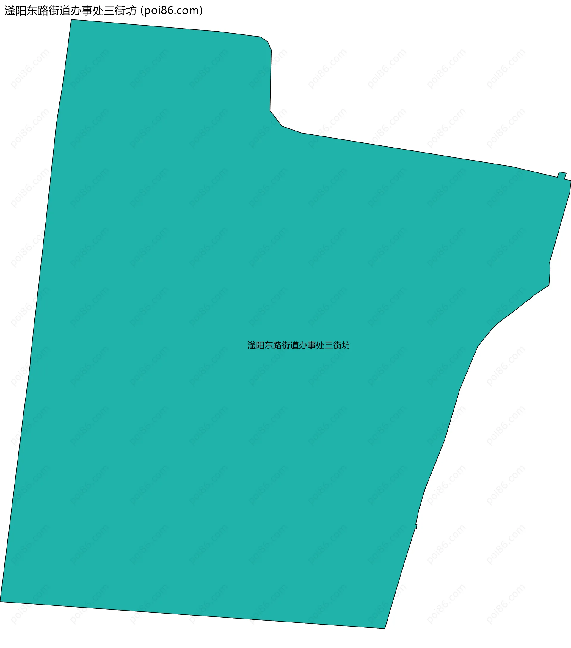 滏阳东路街道办事处三街坊边界地图