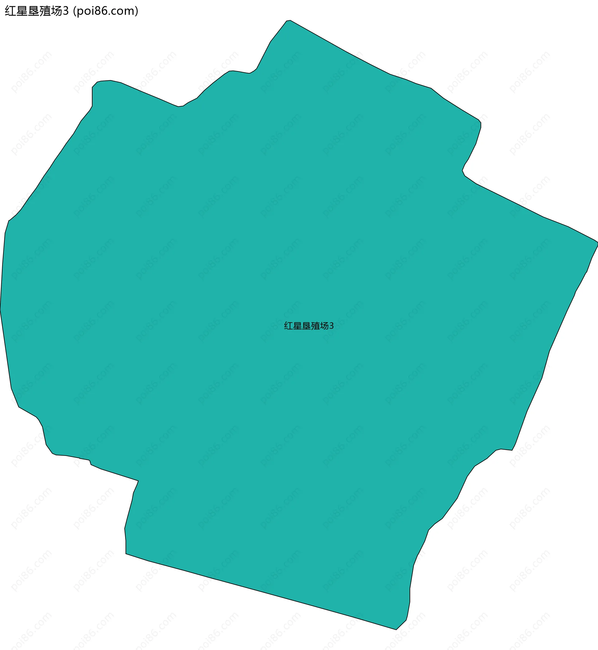 红星垦殖场3边界地图