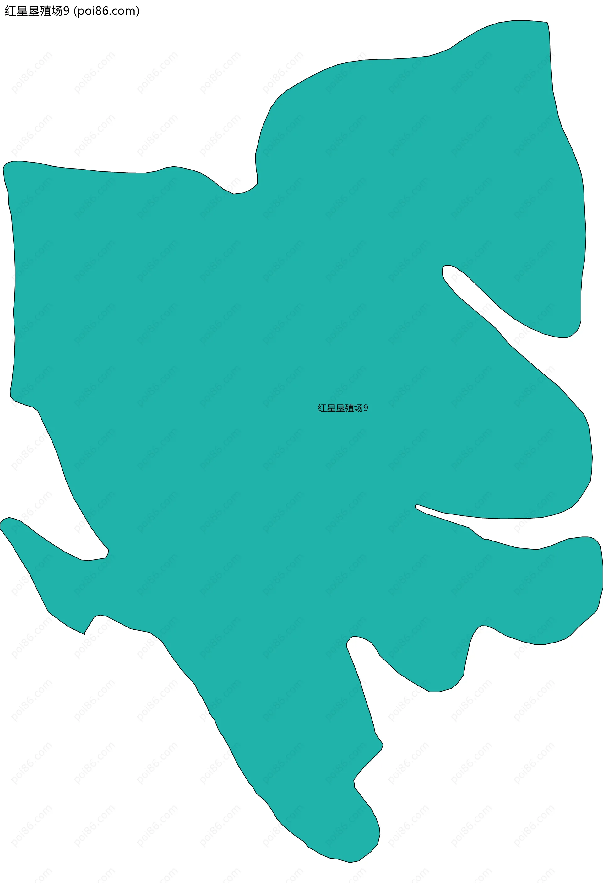 红星垦殖场9边界地图