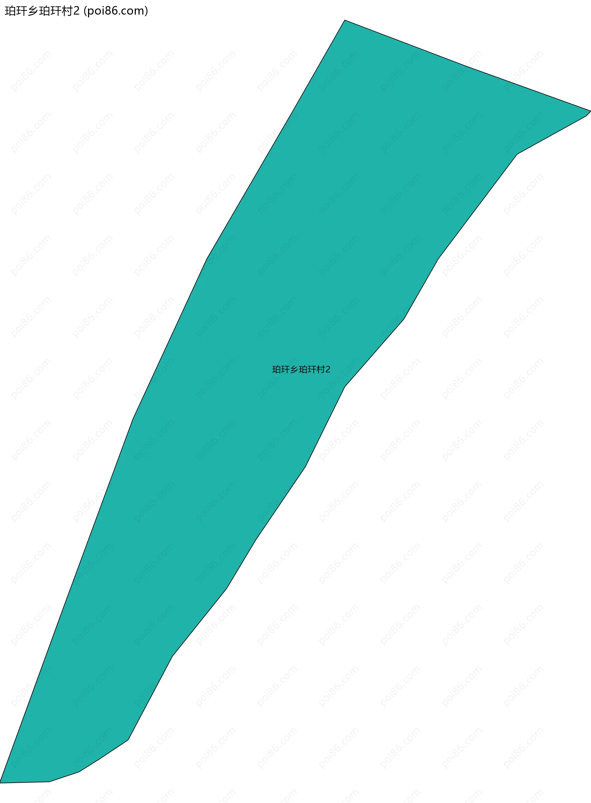 珀玕乡珀玕村2边界地图