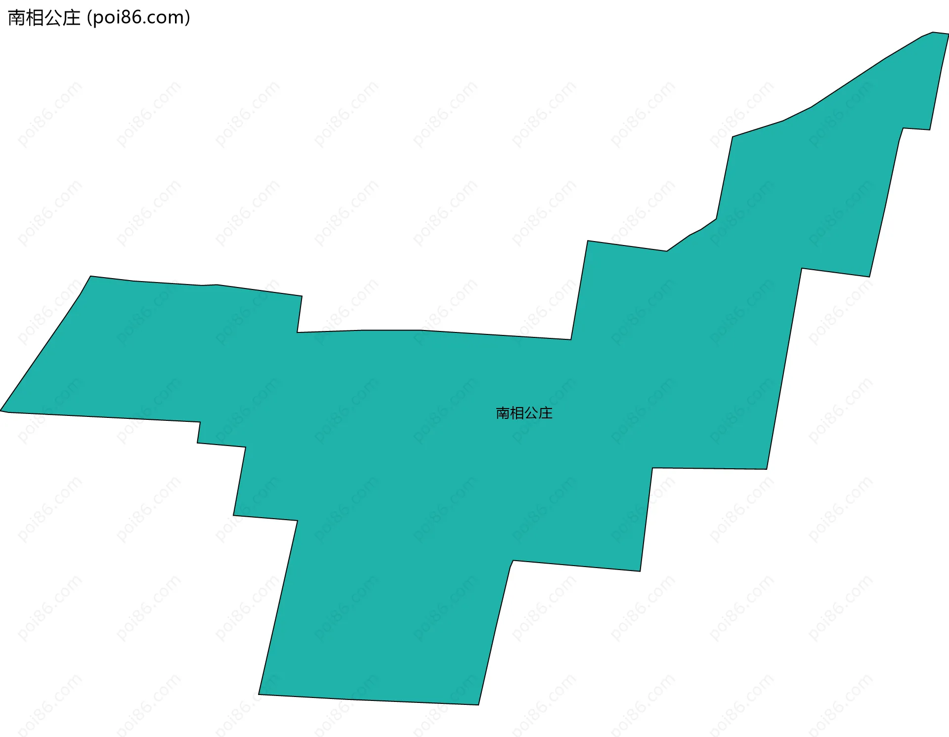 南相公庄边界地图