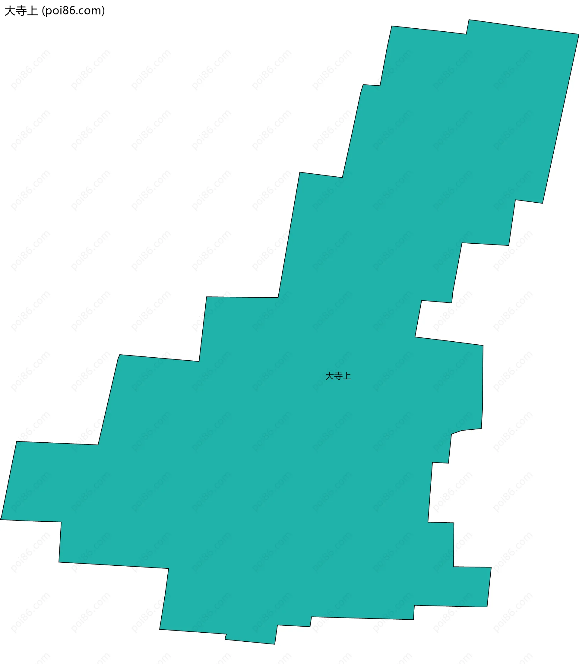 大寺上边界地图