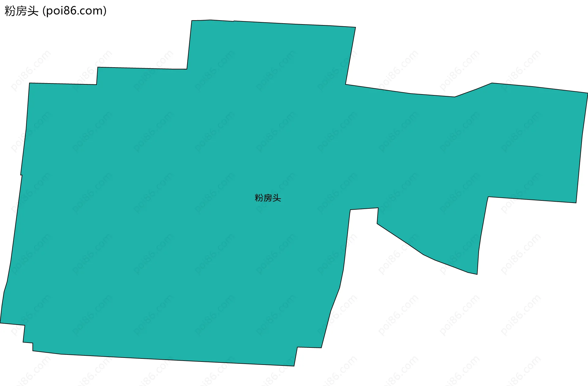 粉房头边界地图