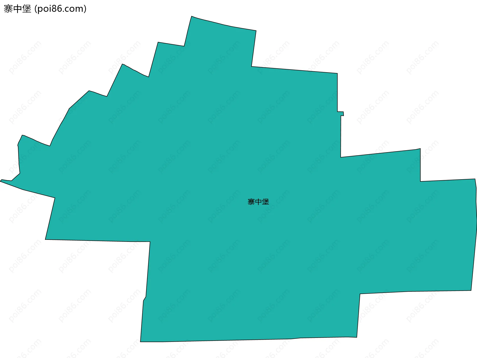 寨中堡边界地图