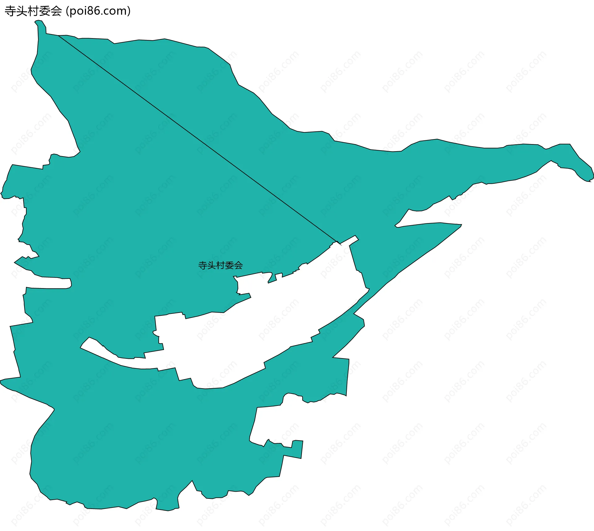 寺头村委会边界地图