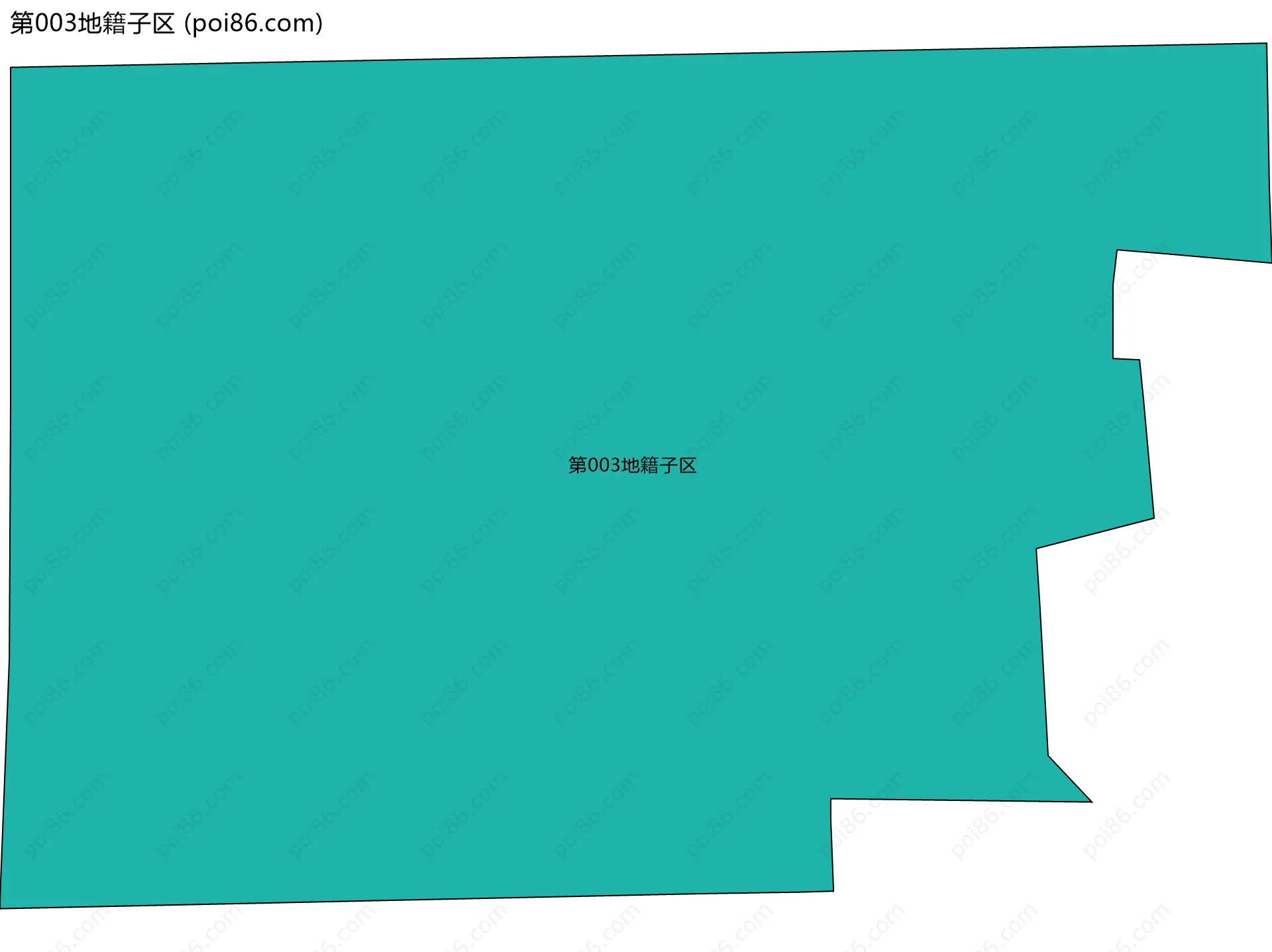 第003地籍子区边界地图