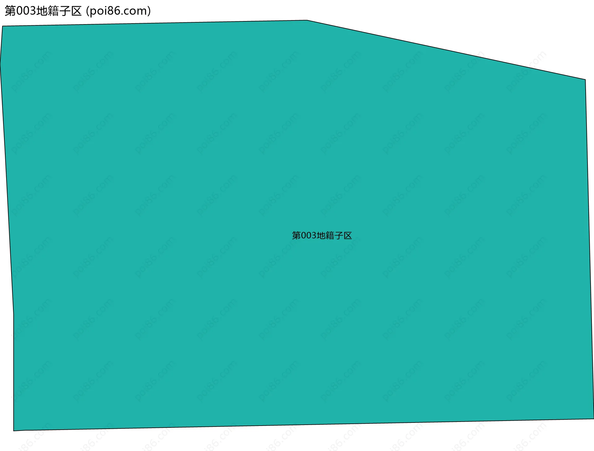 第003地籍子区边界地图