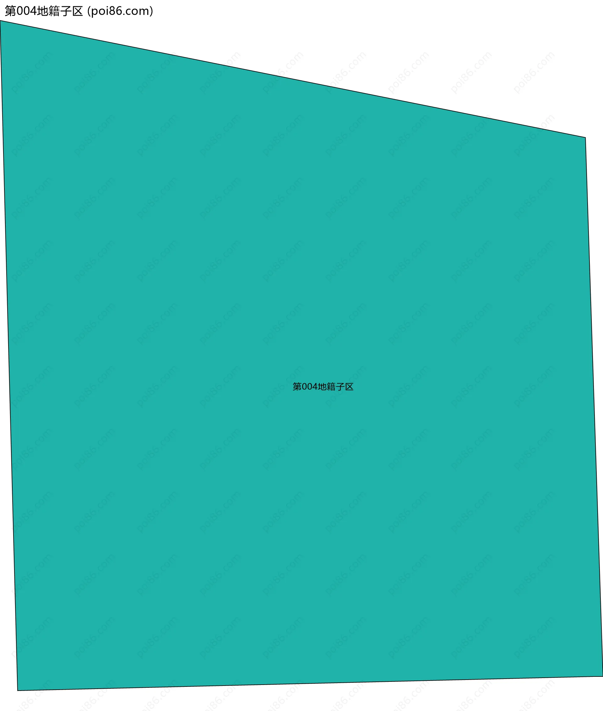 第004地籍子区边界地图