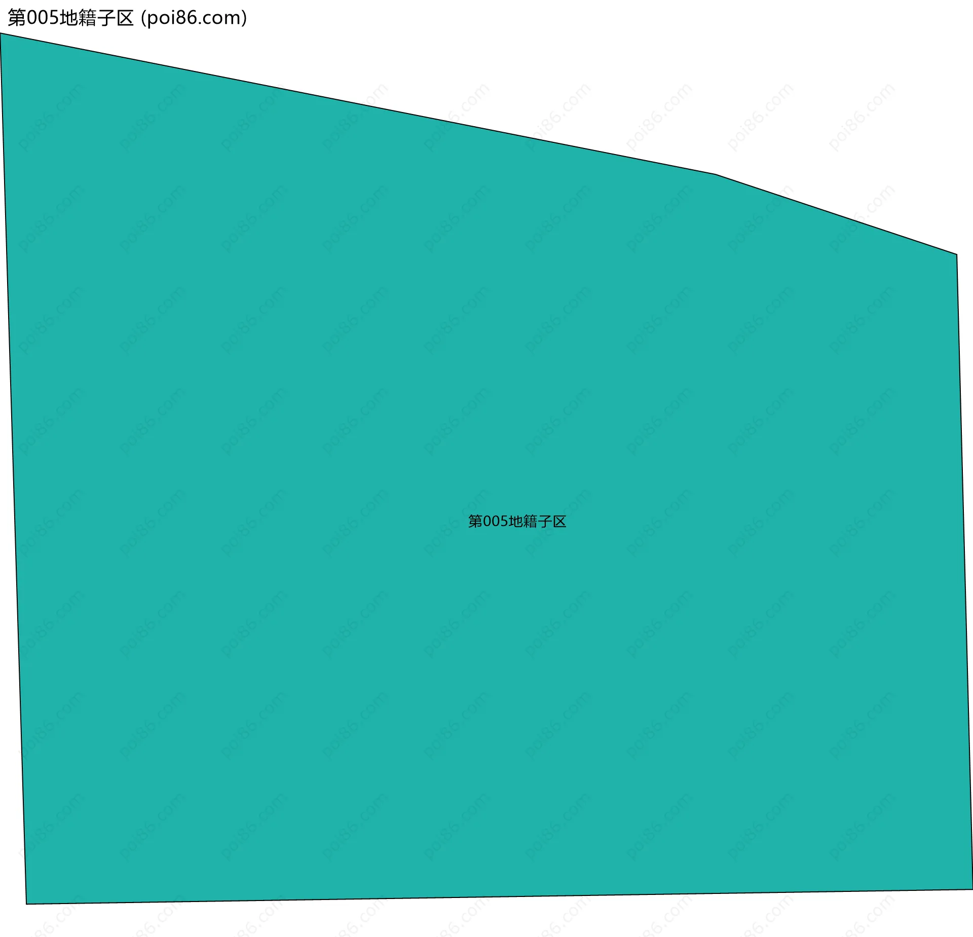 第005地籍子区边界地图